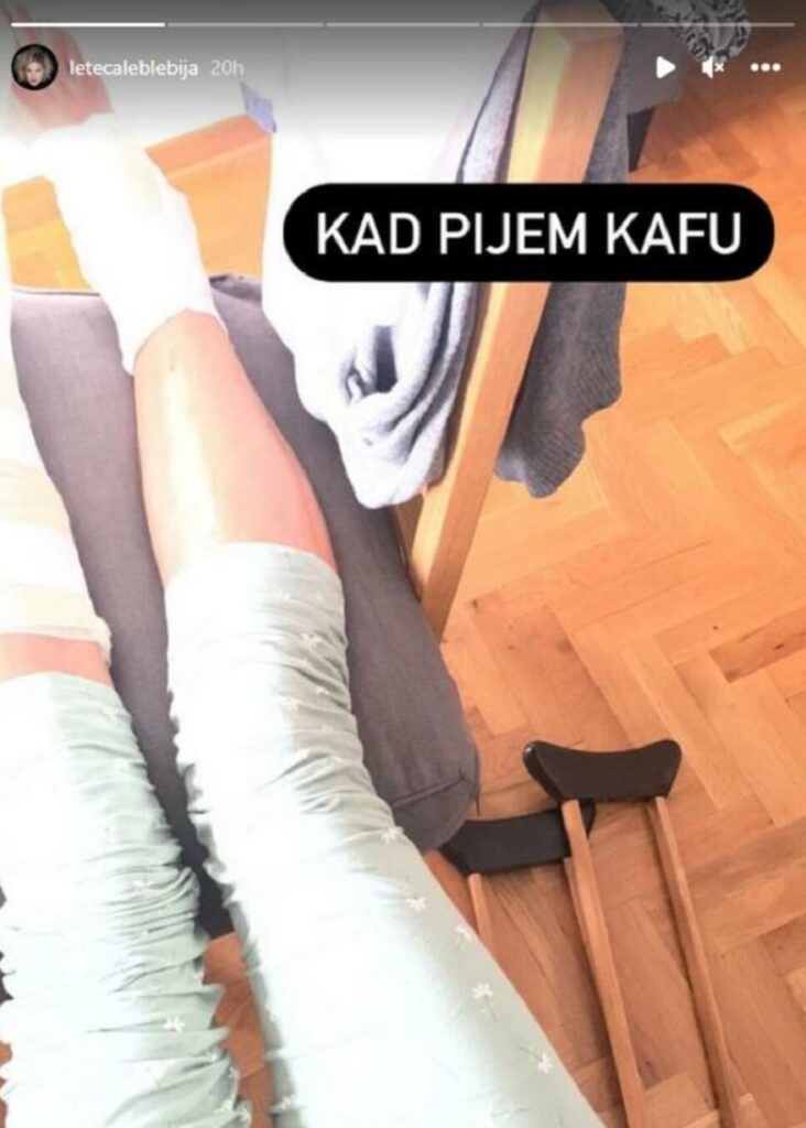 Aleksandra Janković Foto: Instagram/letecaleblebija
