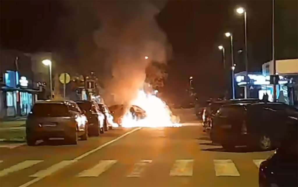 auto boda ninkovic  izgoreo izgoreo automobil Bode Ninkovića