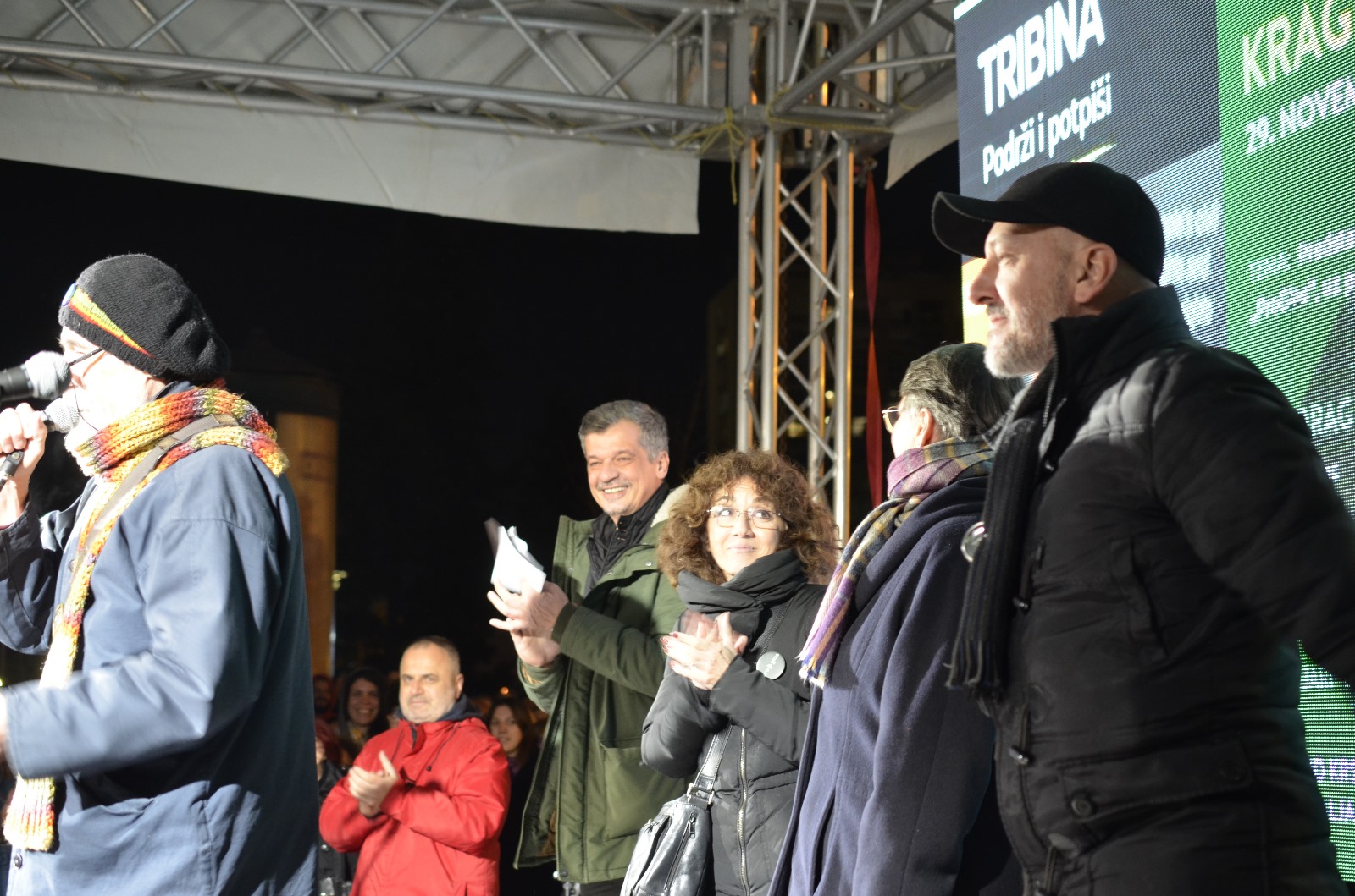 Kragujevac 29. novembar 2023. Tribina ProGlasa na otvorenom