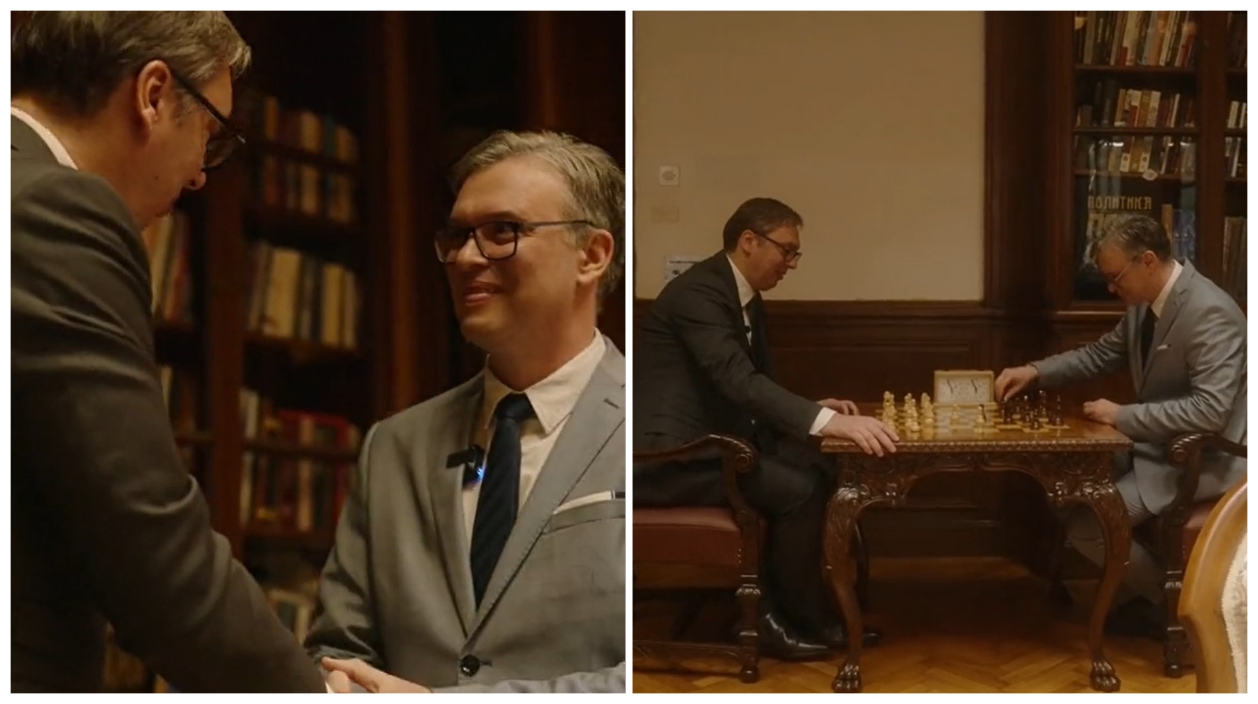 Aleksandar Vučić i njegov dvojnik spot Dalibor Golubović