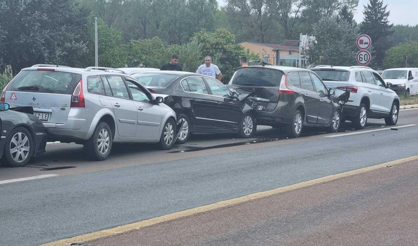 Lančani sudar Pančevački most