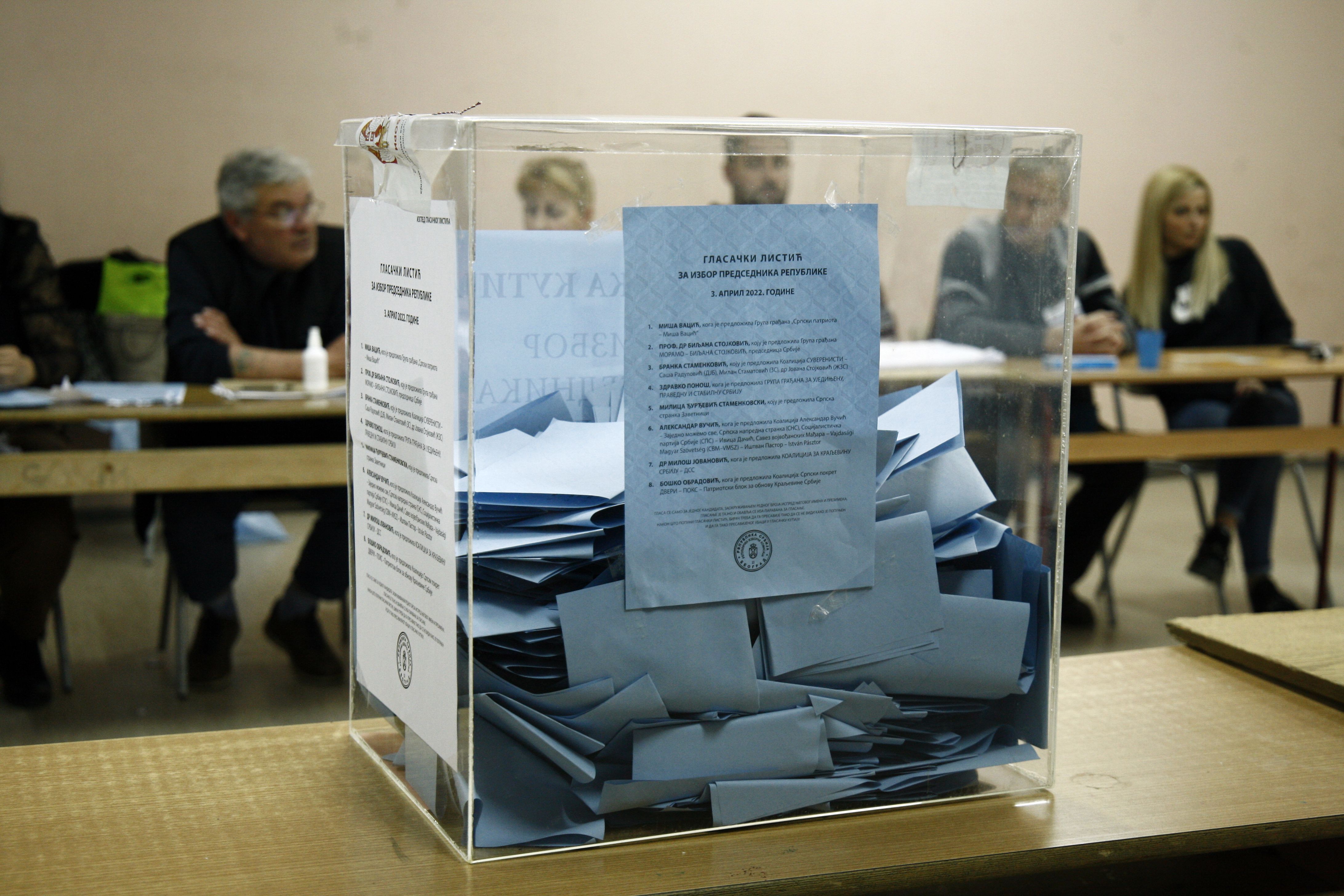 Kragujevac 03. april 2022. Izbori u Srbiji, glasanje, glasacke kutije Foto:Aleksandra Petrović/Nova.rs