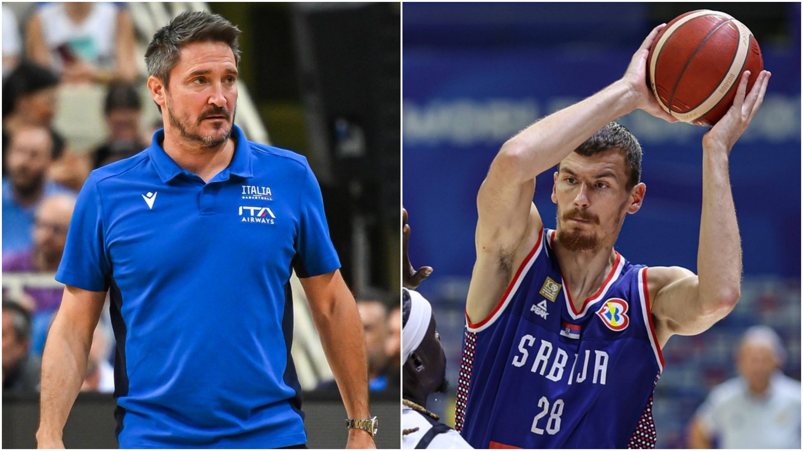 Đanmarko Poceko i Boriša Simanić, kombo Foto: Stefanos Kyriazis/IPA Sport / ip / IPA / IMAGO / imago sportfotodienst / Profimedia