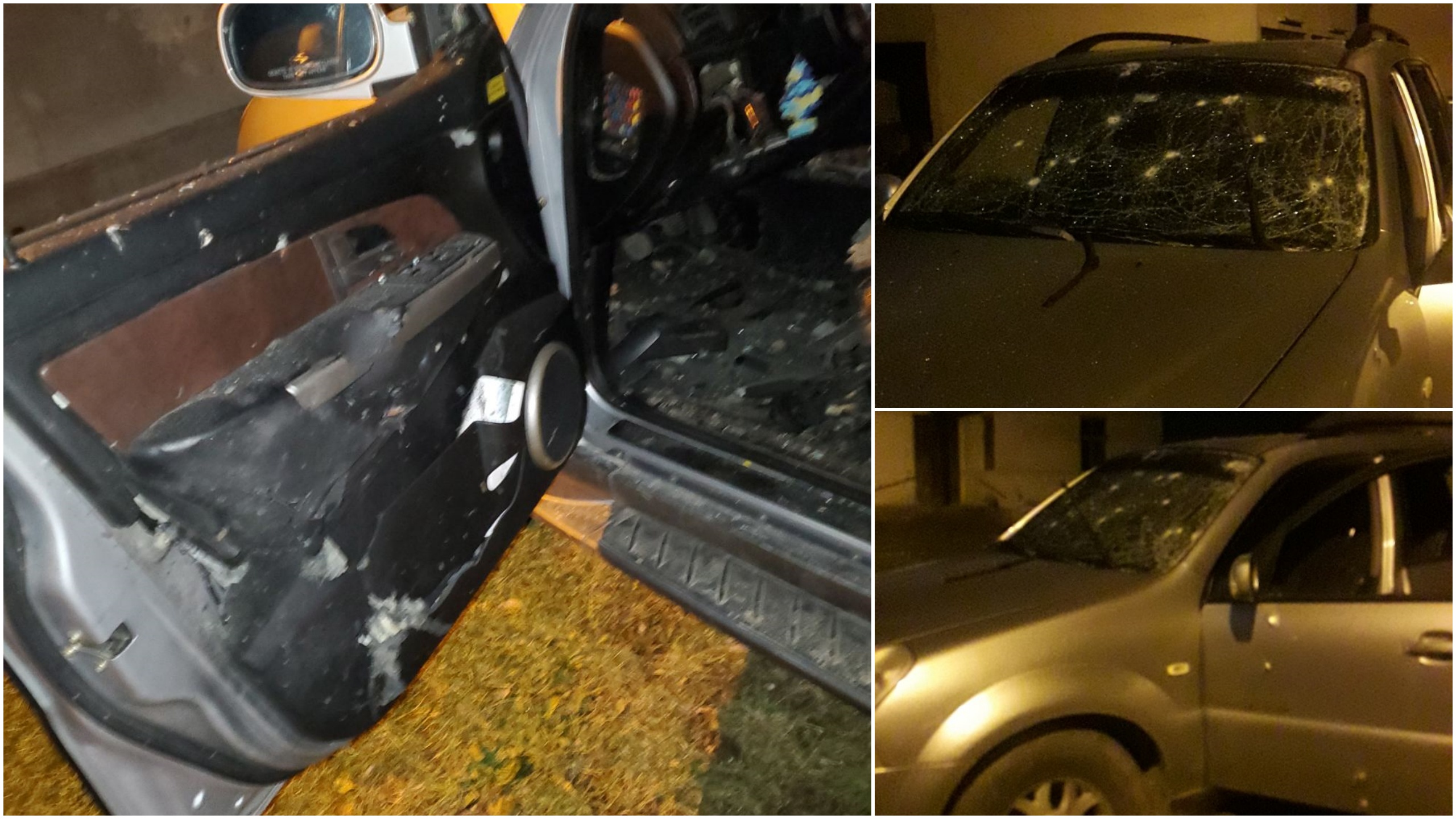 Selo Ježevica, Čačak, bačena bomba na automobil porodice Veličić, kombo Foto: Privatna arhiva