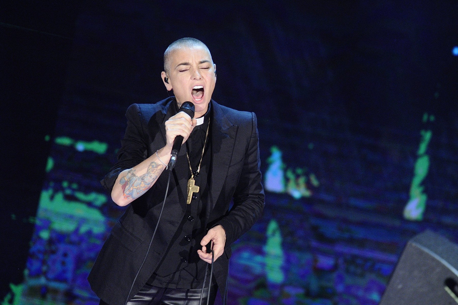 Sinead O'Connor
'Che Tempo Che Fa' Italian TV show, Milan, Italy - 05 Oct 2014,Image: 235122536, License: Rights-managed, Restrictions: , Model Release: no, Credit line: AGF s.r.l. / Shutterstock Editorial / Profimedia