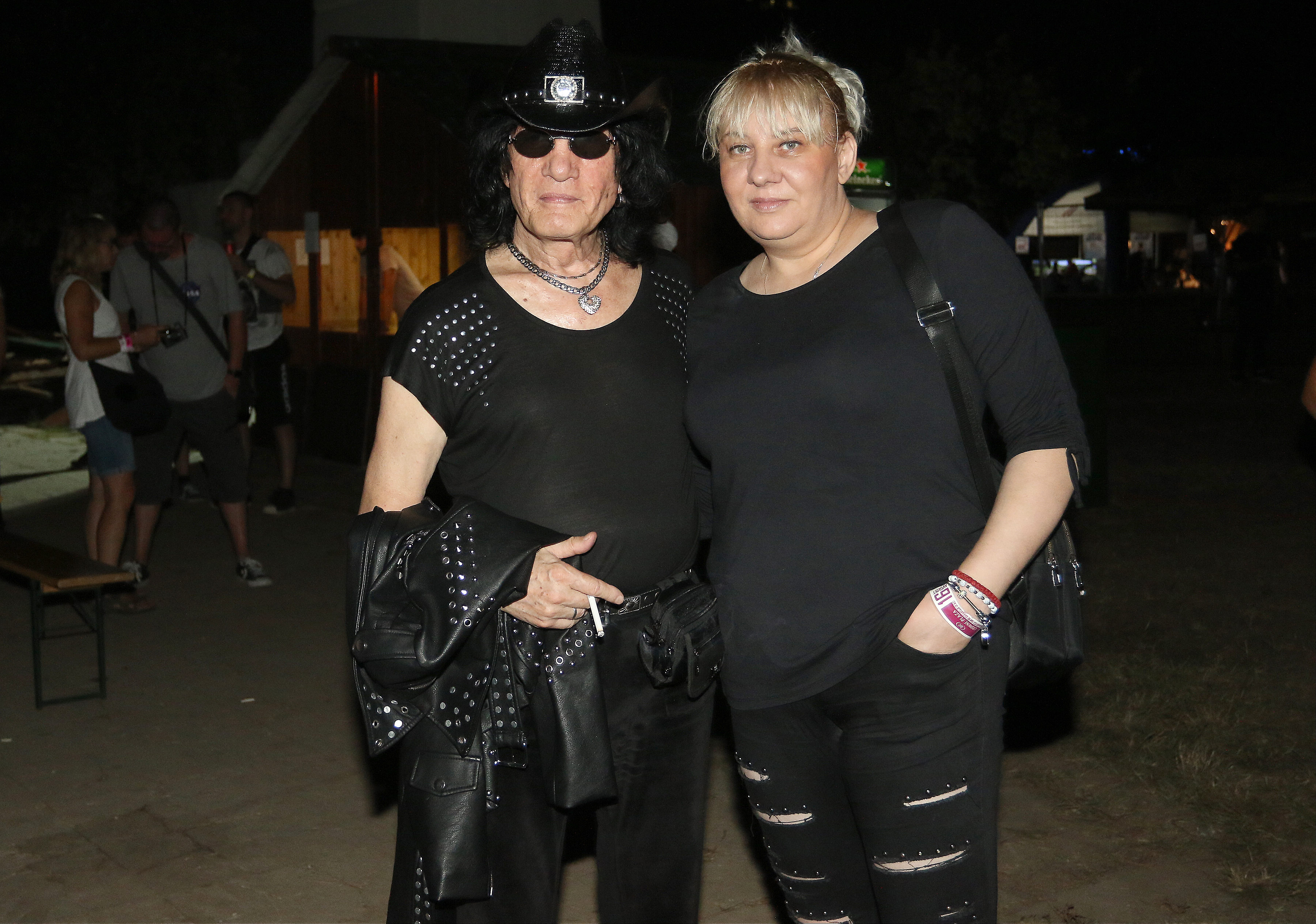 16, August, 2018, Belgrade - Belgrade Beer fest 2018. Performance of Dr Nele Karajlic. Milic Vukasinovic with wife. Photo: Antonio Ahel/ATAImages
16, avgust, 2018, Beograd - Belgrade Beer fest 2018. Foto: Antonio Ahel/ATAImages