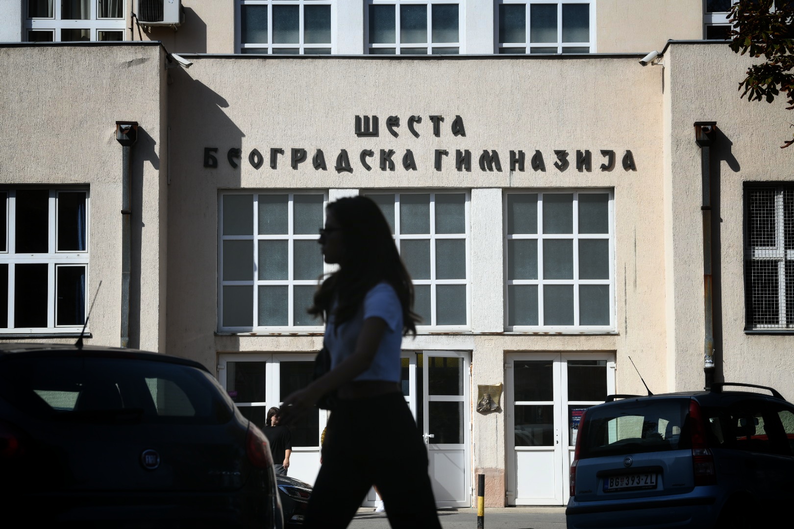 Beograd 21.09.2023. Profesori 6. Beogradske gimnazije, protiv uprave gimnazije i aktuelnog direktora, planiraju štrajk glađu. 6. Beogradska gimnazija, štrajk glađu, Šesta Beogradska gimnazija, zgrada Foto: Vesna Lalić/Nova.rs