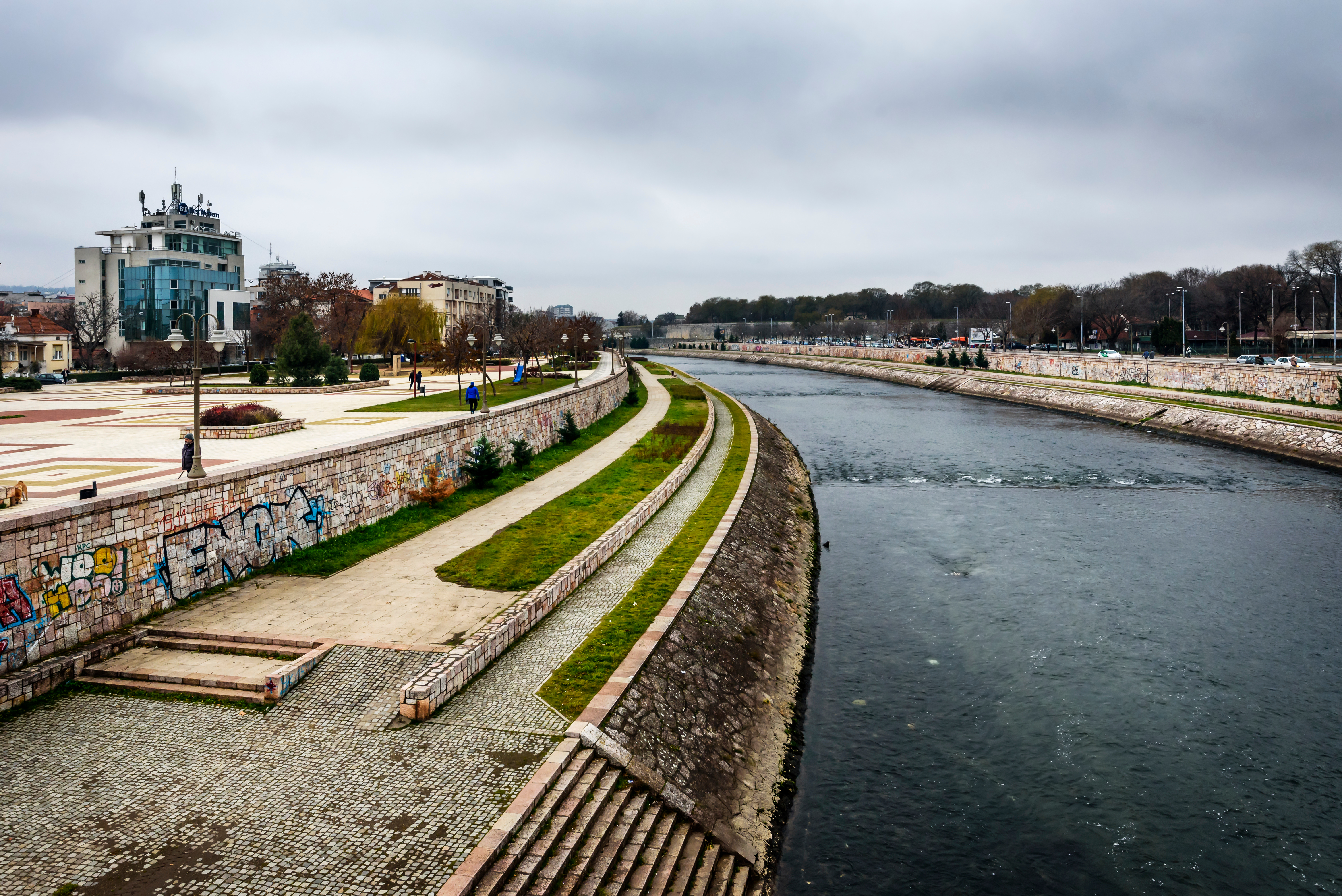 Nis,,Serbia,-,December,13,,2020:,Nis,With,Banks,Of