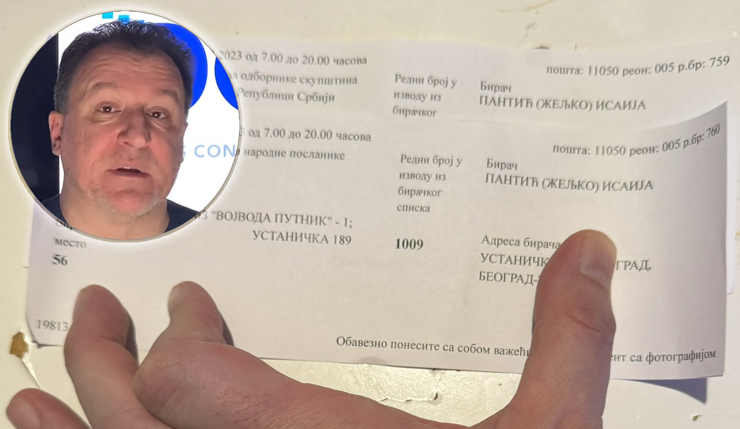 Pantić Željko Četiri godine nakon svoje smrti, naš Isaija dobio je poziv za glasanje i ne treba sumnjati da će kao i ostale mrtve duše pozvane na izbore