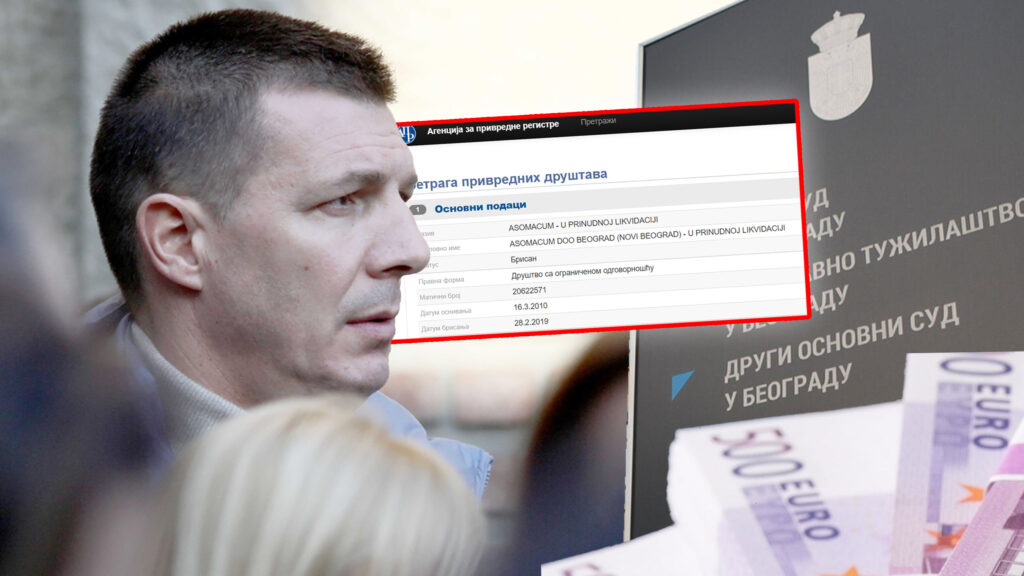 asomakum, andrej vučić, novac