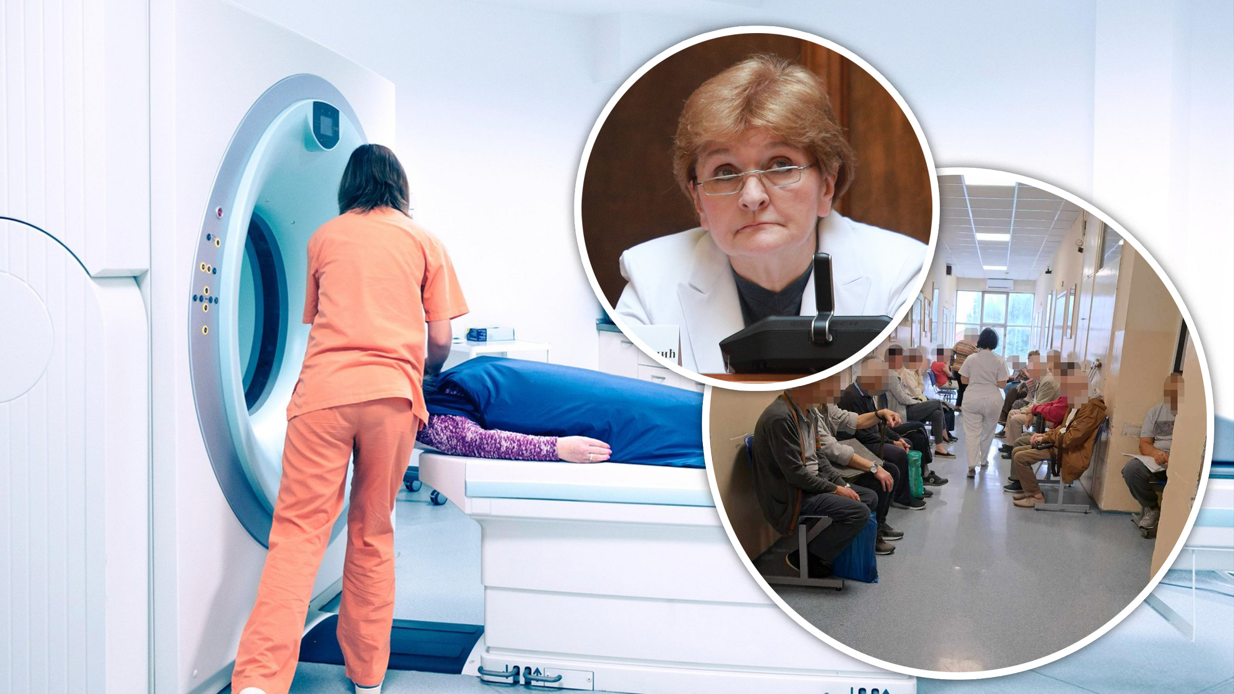 magnetna rezonanca, gužva (pacijenti), Danica Grujičić u kružiću