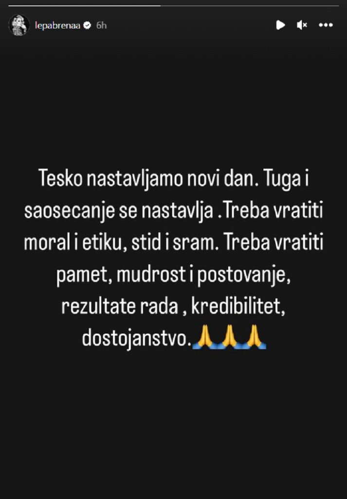 Lepa Brena Foto: Instagram/lepabrenaa