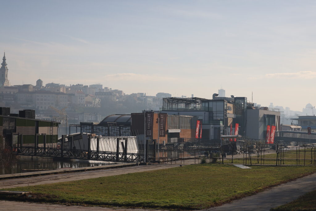 Beograd 31.12.2023. Freestyler, Fristajler, splav godinu dana kasnije, godinu dana od kako je potonuo splav Foto: Marina Pupavac/N1