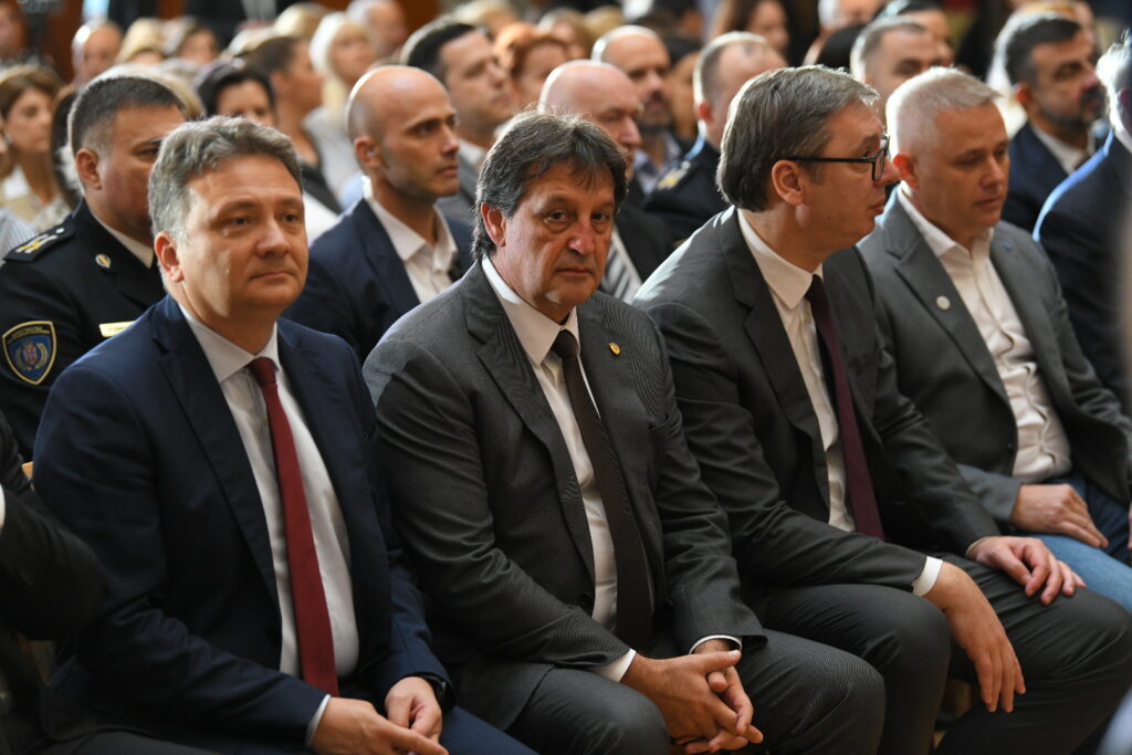 Beograd, 25.10.2023. Palata Srbija, Amber alert, Osma konferencija „Bezbednost i odgovornost 2023“, Pokretanje sistema za potragu za nestalom decom “Pronađi me” Foto: Amir Hamzagić/Nova.rs