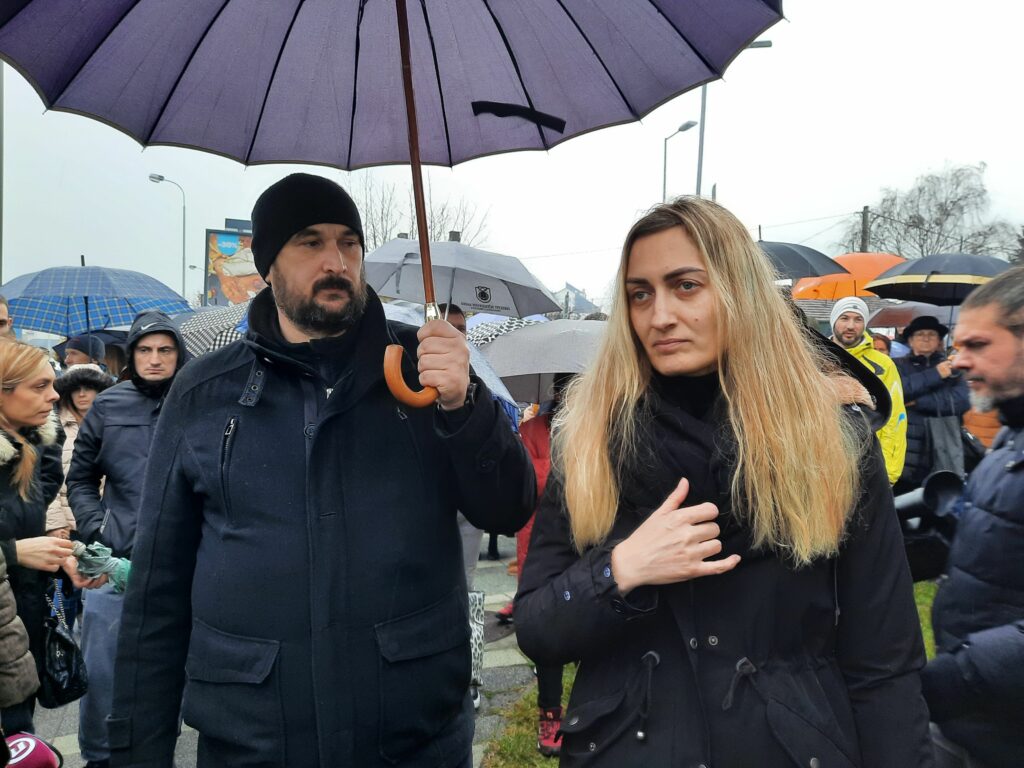 Kragujevac 14. januar 2023.Protestni skup Pravda za Nikolinu Foto:Aleksandra Petrović/Nova.rs