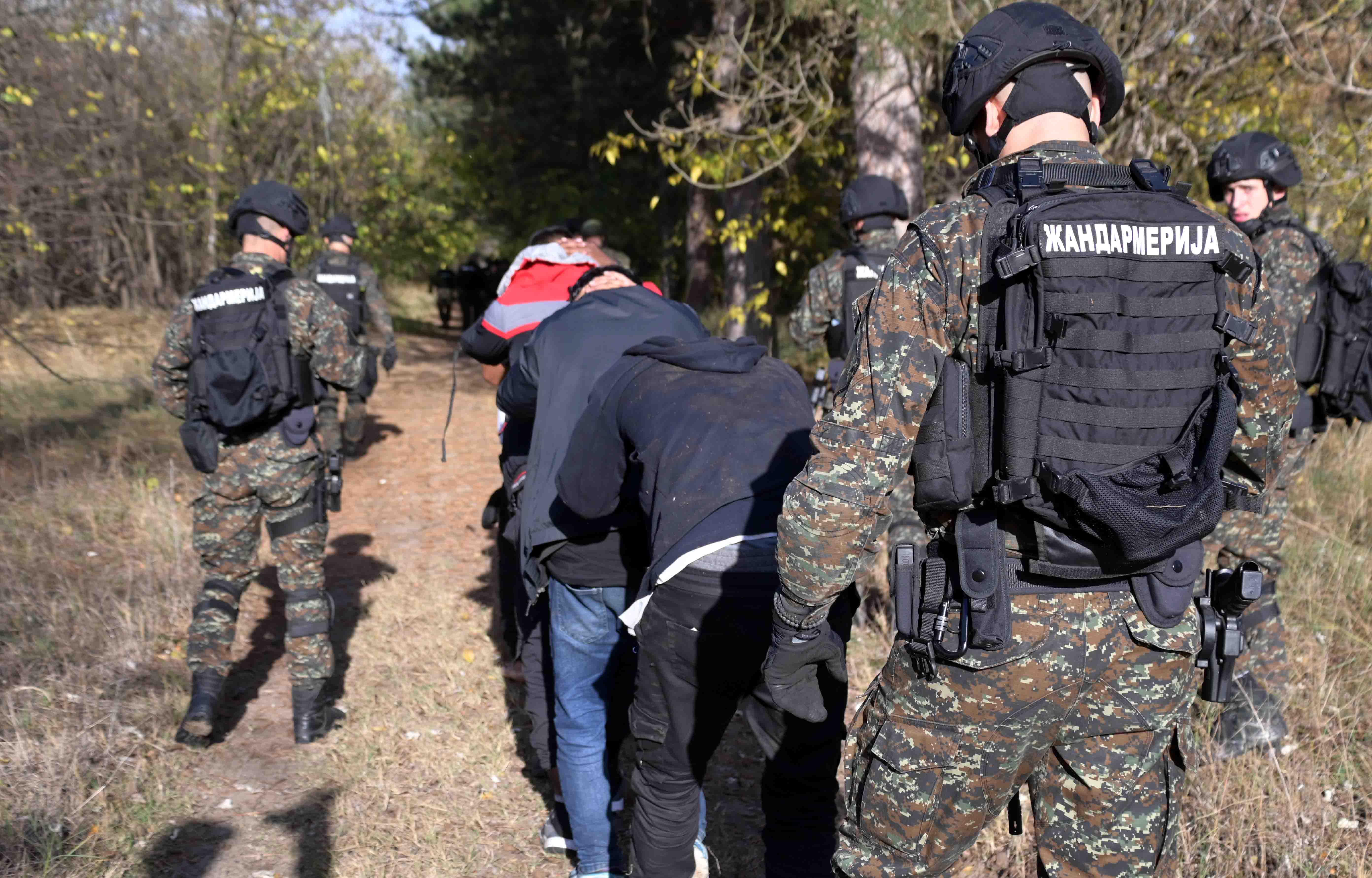 Policija žandarmerija migranti