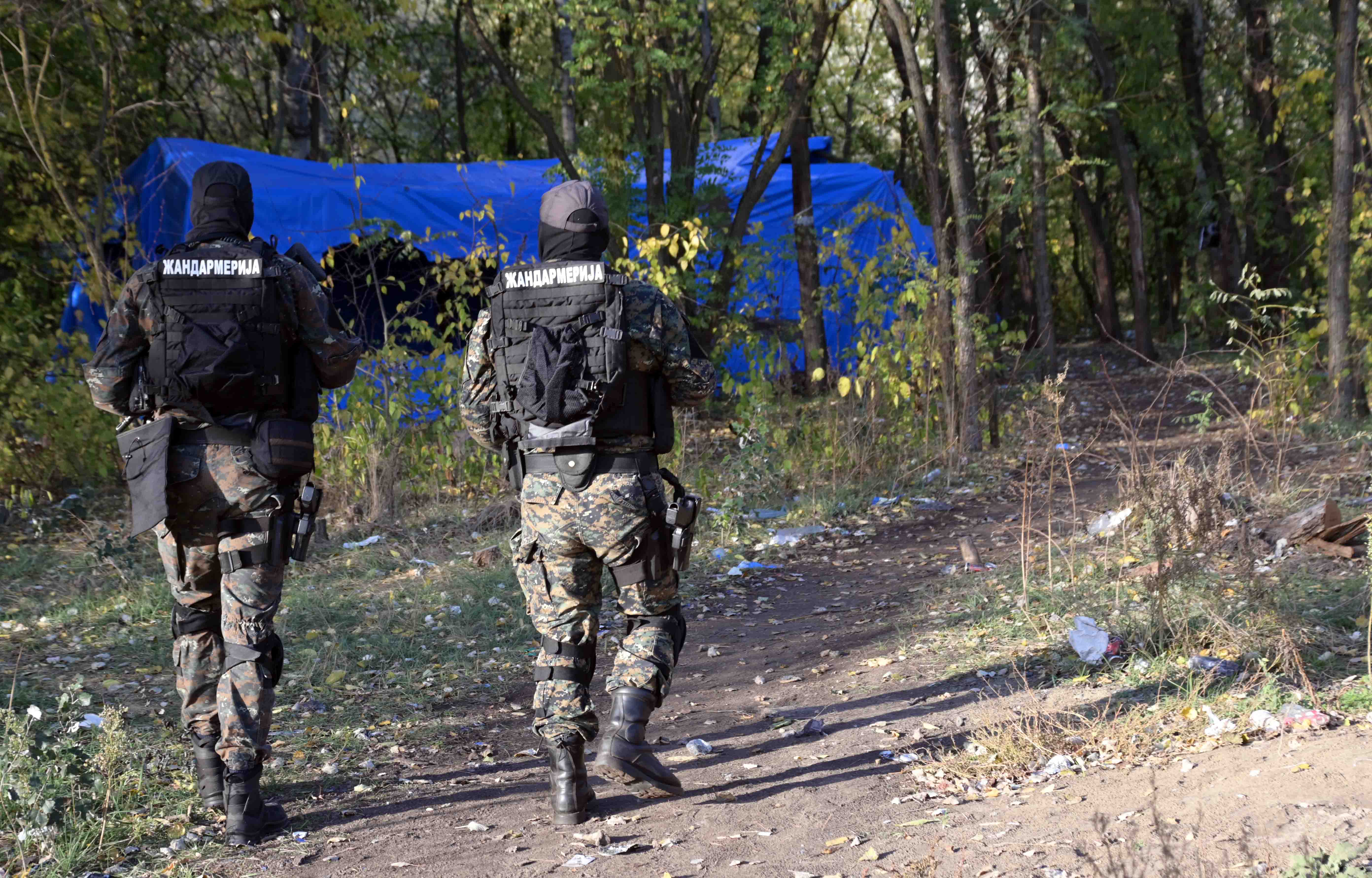Policija žandarmerija migranti