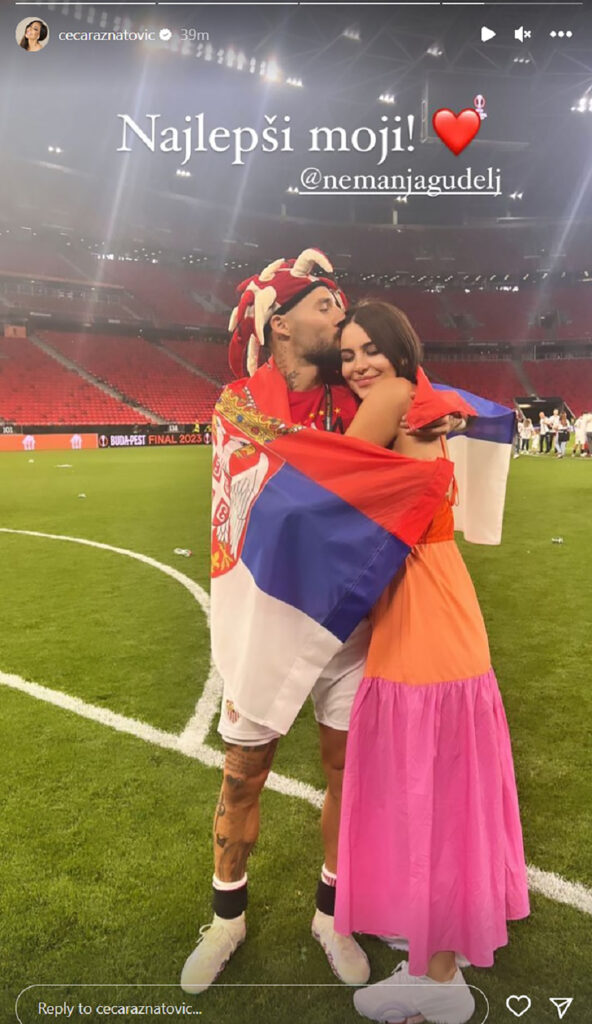 Nemanja Gudelj i Anastasija Ražnatović