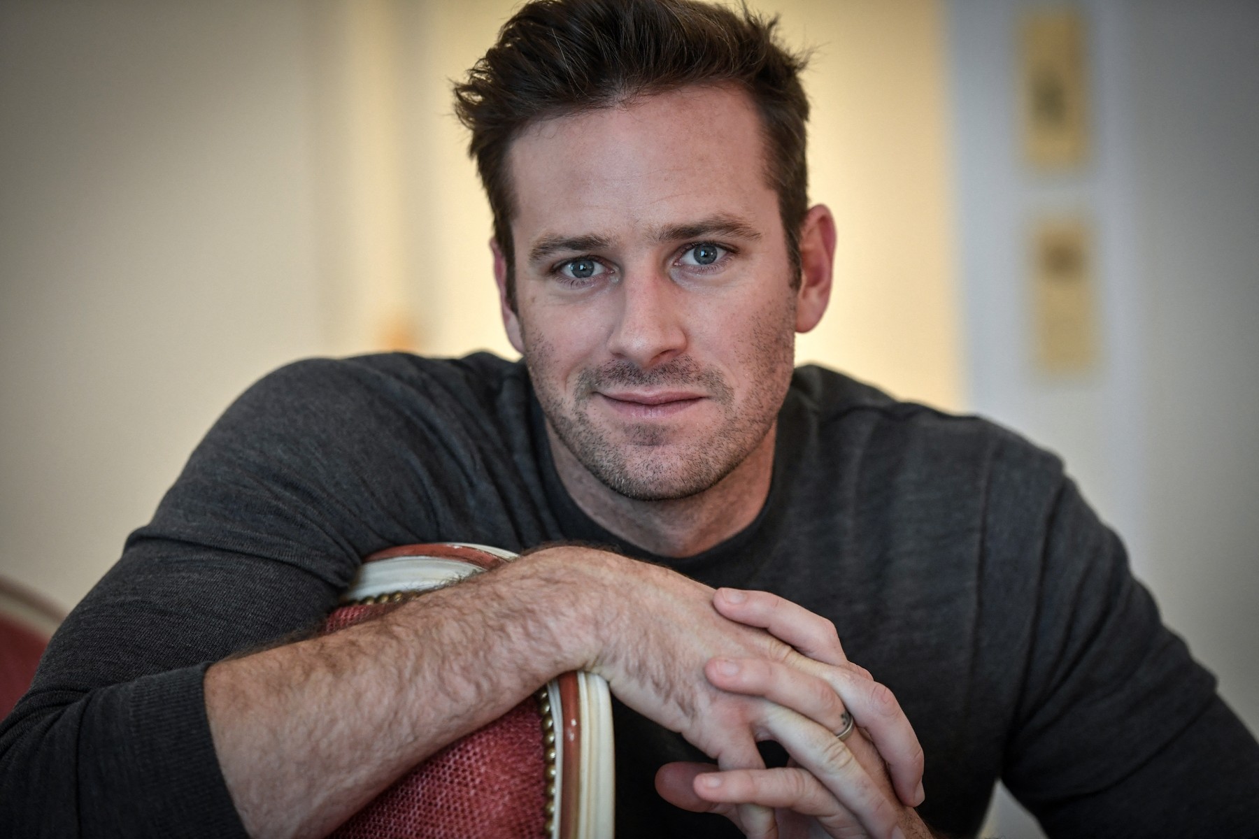 US actor Armie Hammer poses on December 4, 2018 at the Bristol palace hotel in Paris.,Image: 400575777, License: Rights-managed, Restrictions: , Model Release: no, Credit line: STEPHANE DE SAKUTIN / AFP / Profimedia