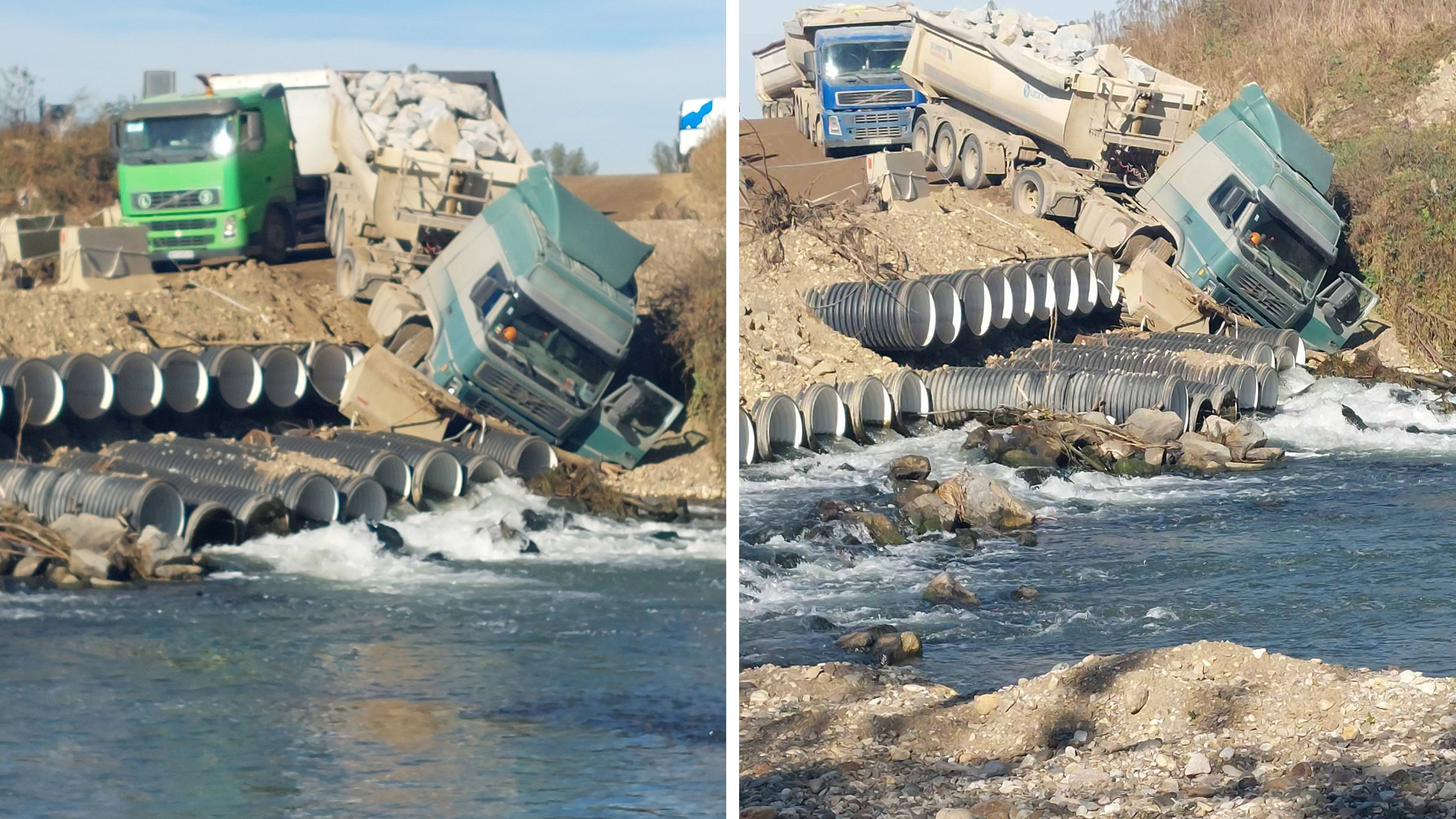 Između čačanskih sela Kukići i Donja Gorevnica na Moravskom koridoru došlo je do sletanja kamiona ka koritu reke Zapadne Morave. Poslala Ljubica Sokić