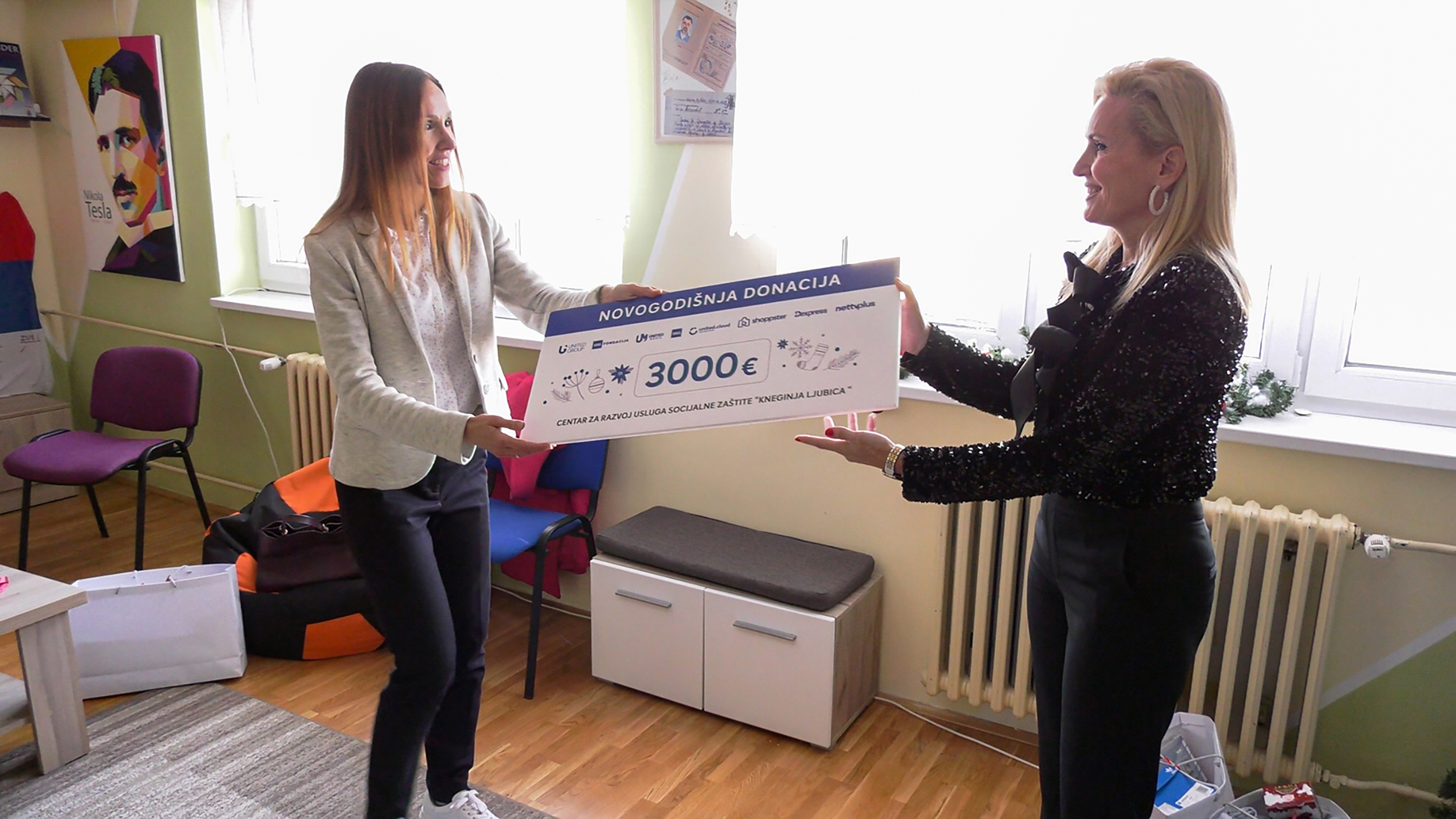 Velika novogodišnja donacija United Grupe za decu iz različitih ustanova socijalne zaštite širom Srbije