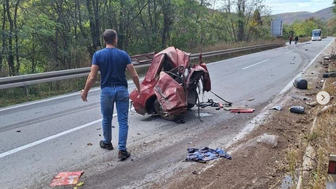 Sićevačka klisura, saobraćajna nesreća Foto: Instagram/192_rs