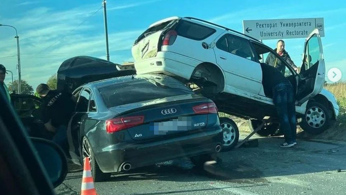 Kragujevac, saobraćajna nesreća Foto: Instagram/192_rs