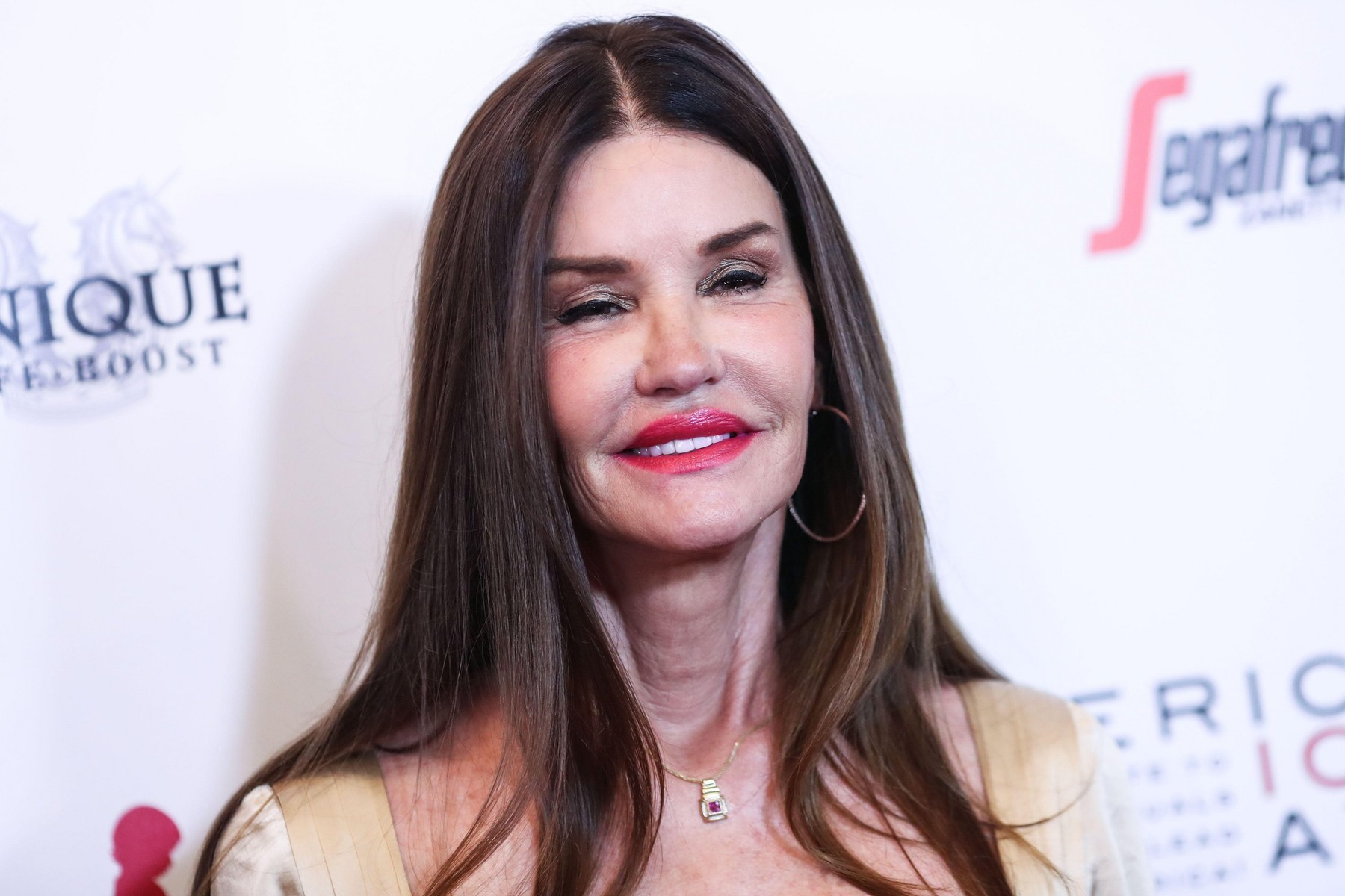 BEVERLY HILLS, LOS ANGELES, CA, USA - MAY 19: Janice Dickinson arrives at the 2019 American Icon Awards held at the Beverly Wilshire Four Seasons Hotel on May 19, 2019 in Beverly Hills, Los Angeles, California, United States. (Photo by Xavier Collin/Image