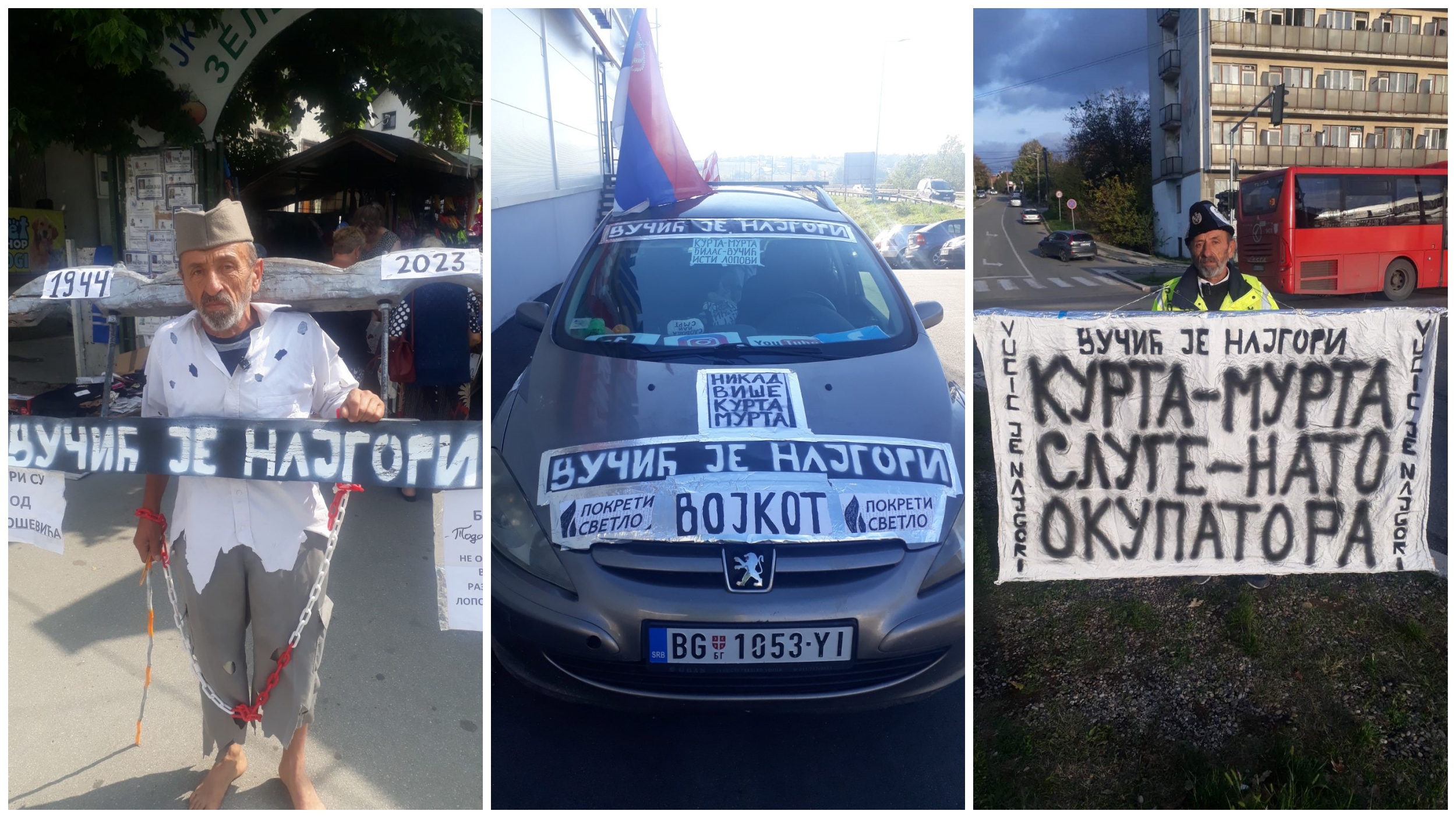 Zoran Todorović iz Mladenovca kome je "uhapšen" automobil jer je oblepljen natpisima protiv Vučića