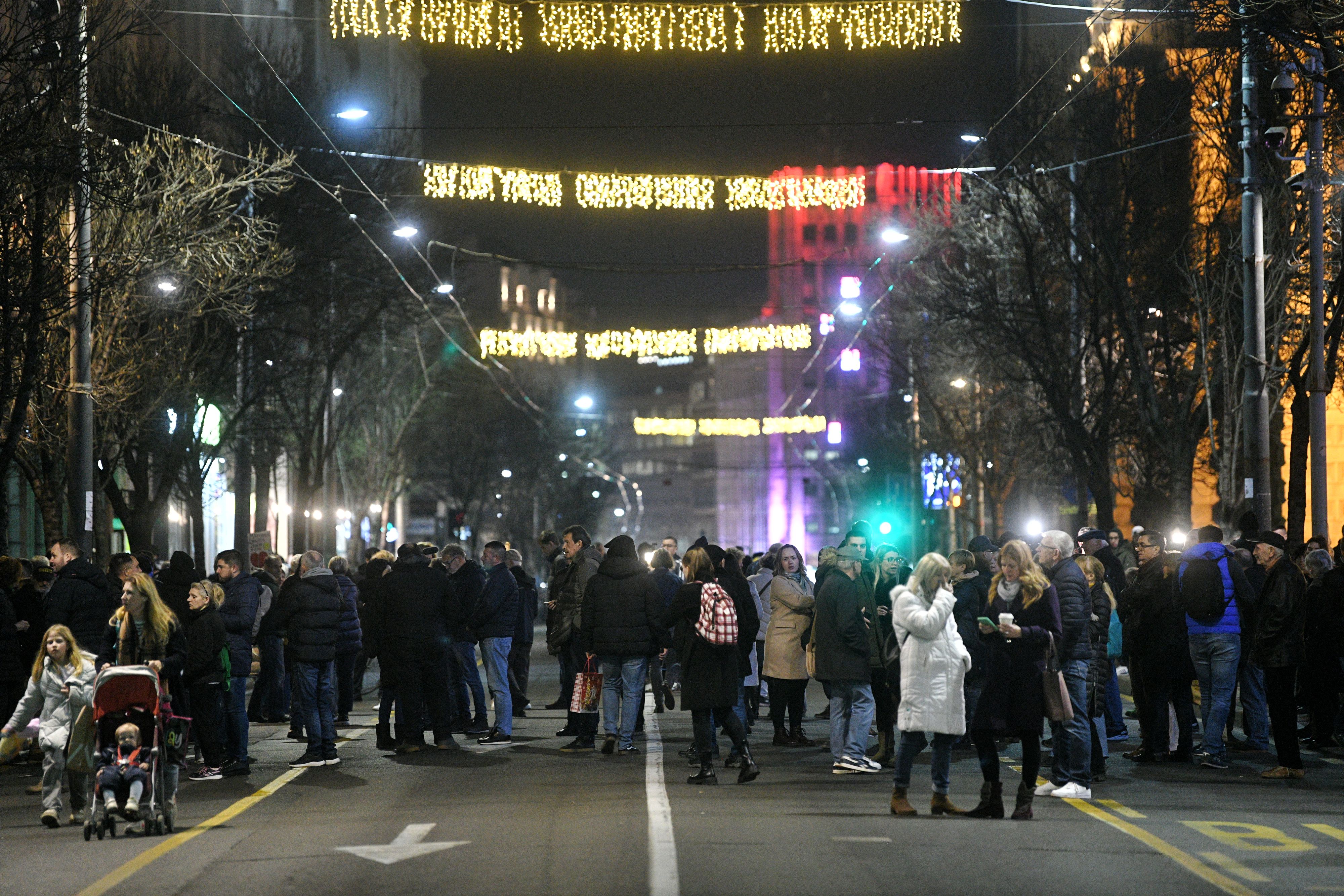 Protest ispred Rik-a