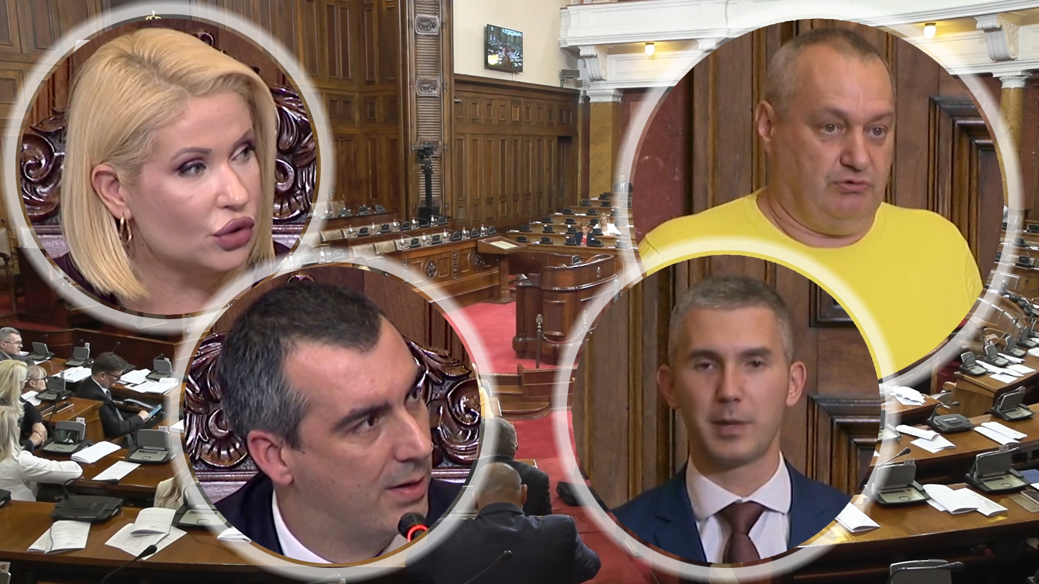 Skupština, Sandra Božić, Vladimir Orlić, Srđan Milivojević kombo