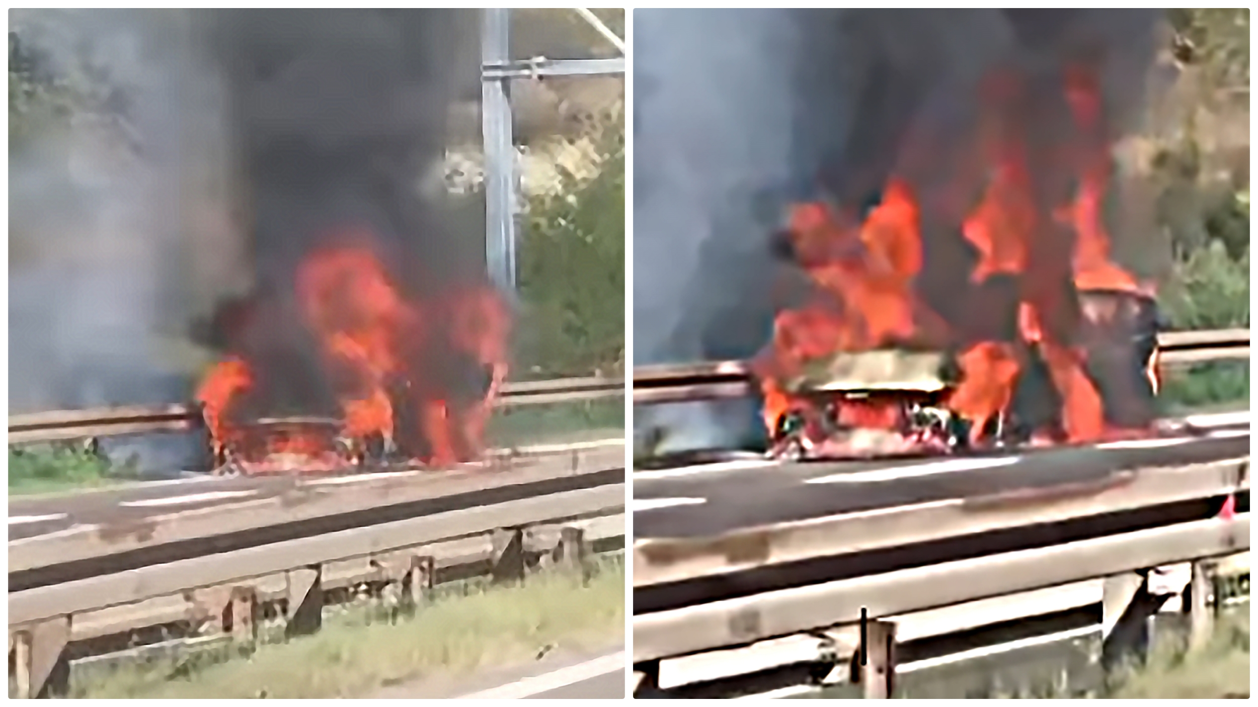 automobil, Bubanj Potok, Beograd pozar