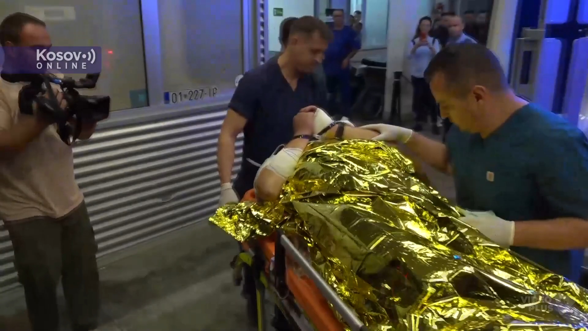 Priština, UKC Priština, ranjeni napadač primljen u bolnicu u Prištini Foto: Printscreen/Kosovo Online