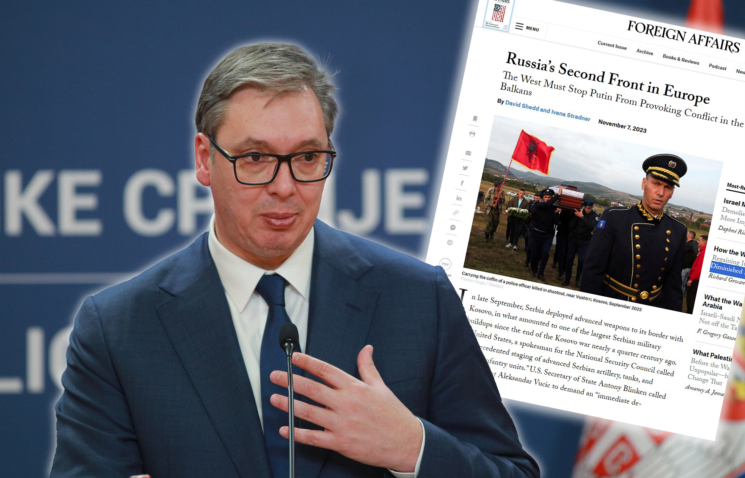 Aleksandar Vučić i članak Foreign Affairs