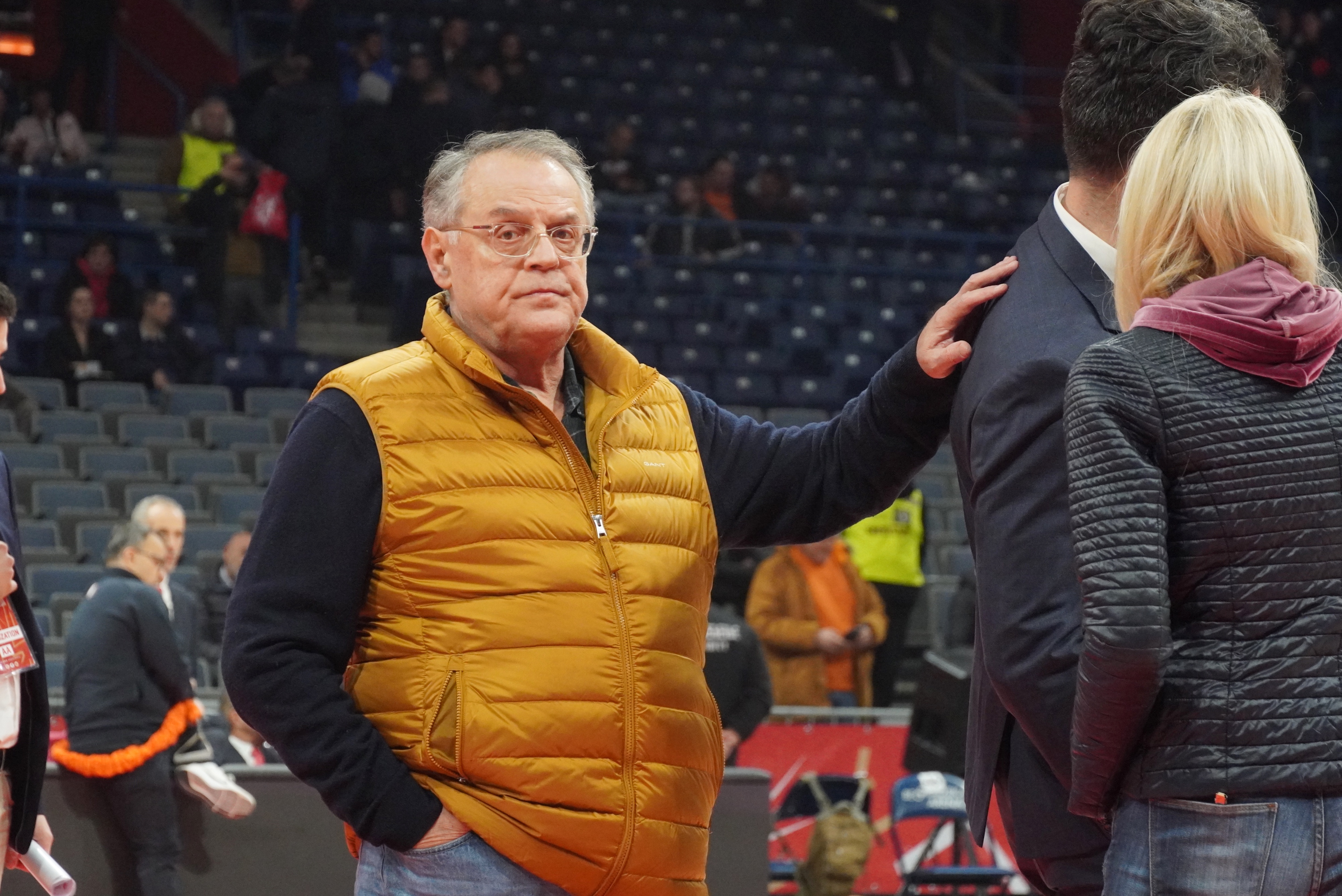 Beograd, 24. novembra 2023 - Koarkaka utakmica Crvena zvezda - Olimpija Armani u 10. kolu Evrolige. Na fotografiji Neboja Èoviæ, predsednik KK Crvena zvezda. FOTO TANJUG/ VLADIMIR PORÈIÆ/bs