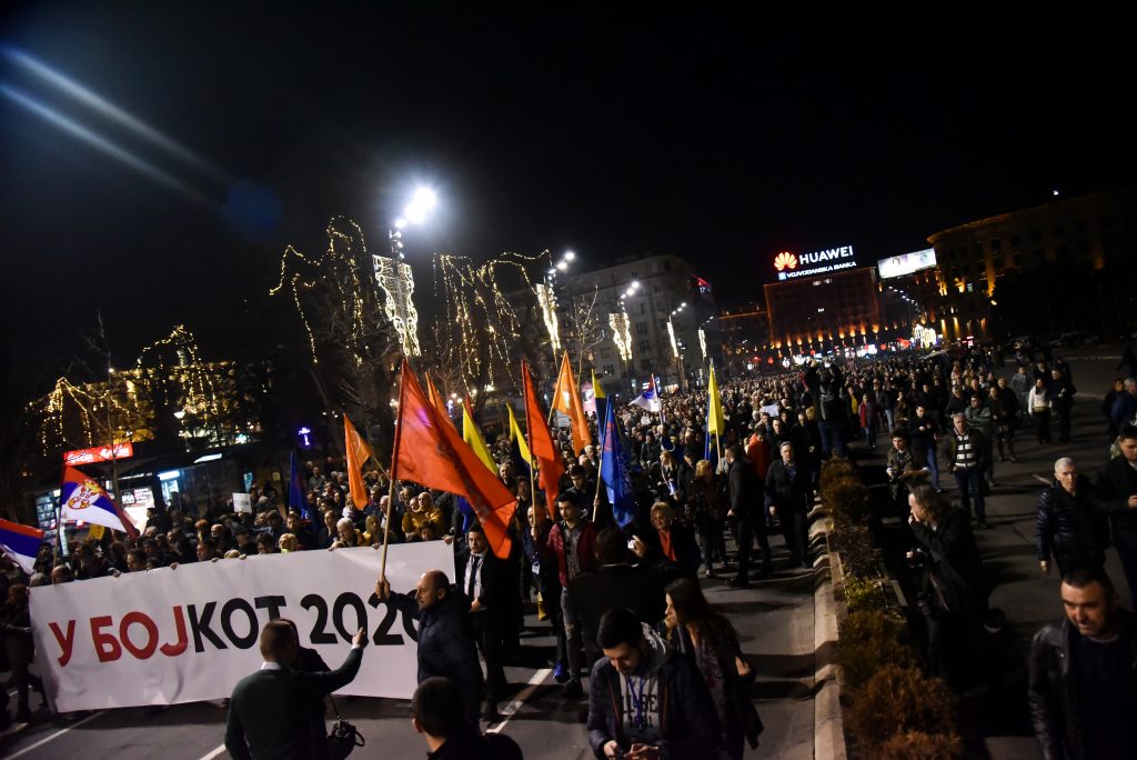 Beograd 01.02.2020. Protestni skup 1 od 5 miliona, po prvi put organizovan od strane pokreta "Građanski otpor", Jedan od pet miliona, protest Foto: Nemanja Jovanović / Nova.rs