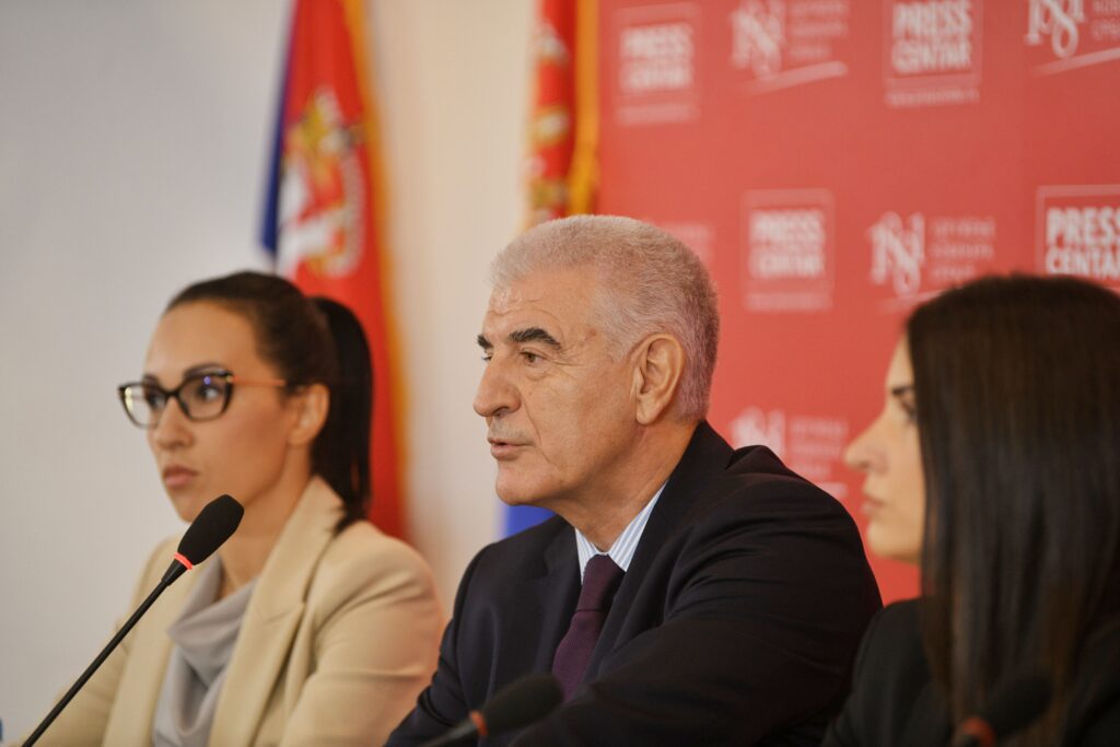 Beograd 13.10.2023. Konferencija za štampu povodom Podizanje optužnice protiv Vladimira Kecmanovića Foto: Filip Krainčanić/Nova.rs marina ivelja, borivoje borovic,