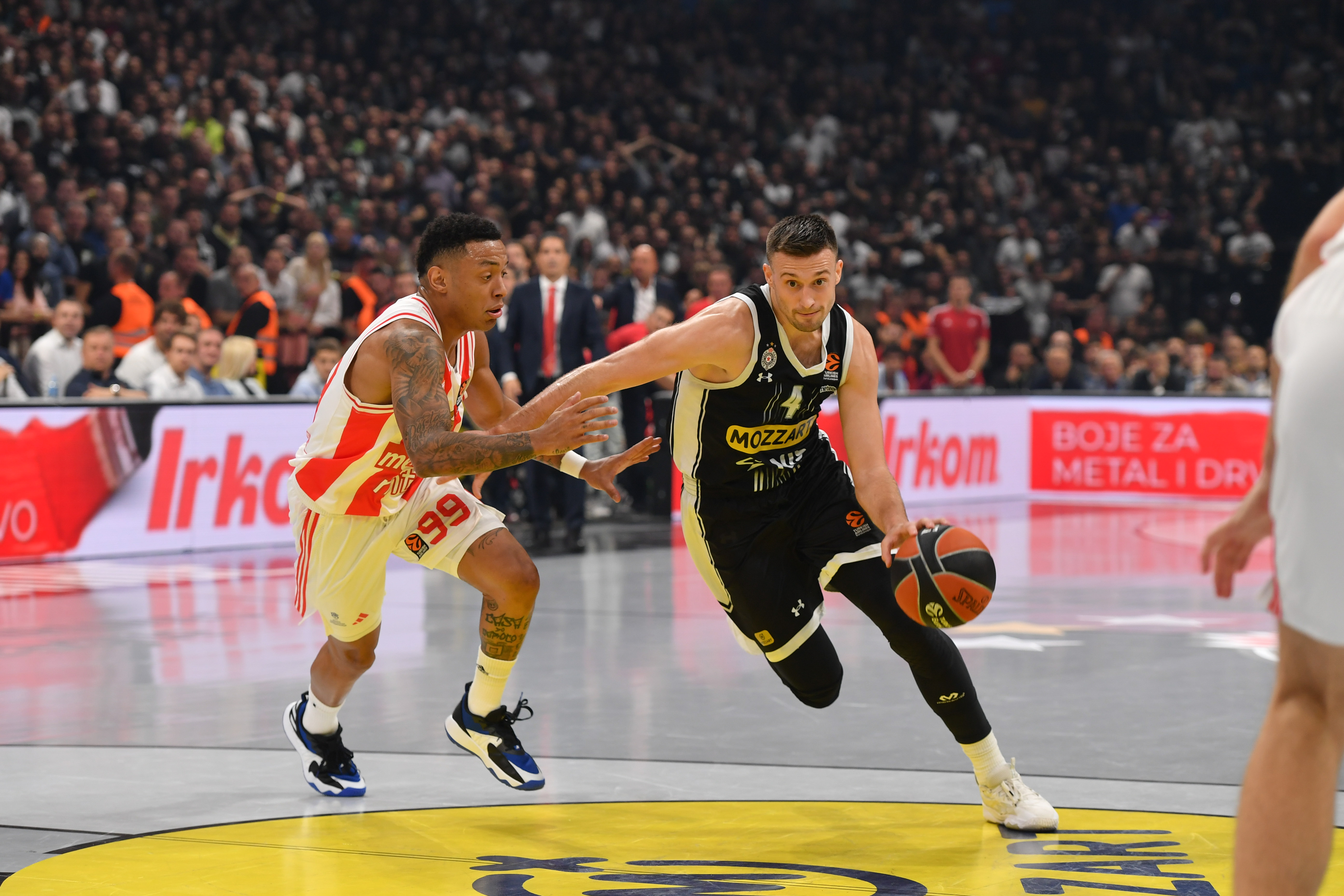 Partizan vs Crvena Zvezda , 5. kolo Turkish Airlines Euro League, u Belgrade, Oct. 26. 2023. (Foto David Damnjanovic/STARSPORT)