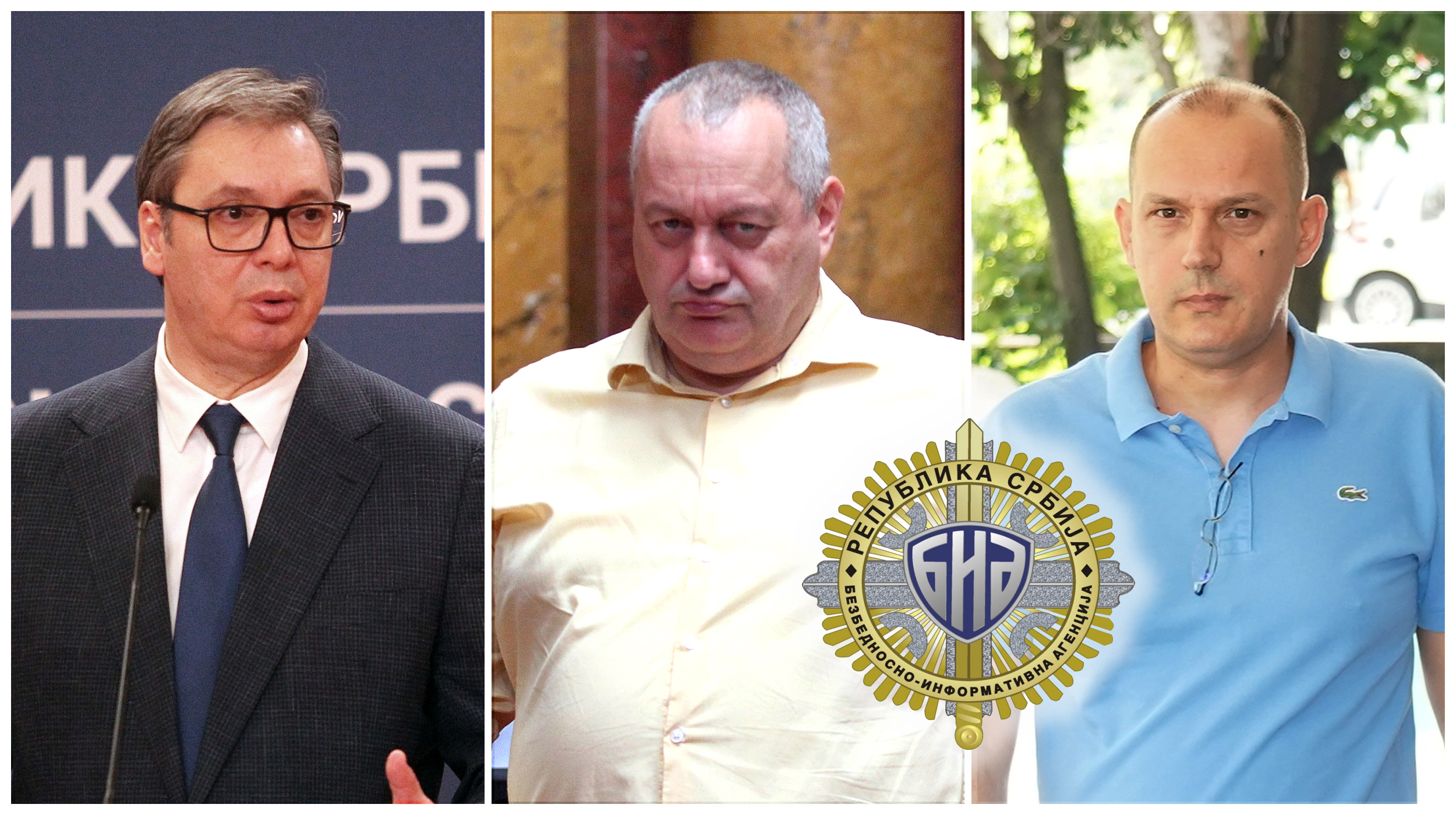 KOMBO 
Vučić, Srđan Milivojević u sredini i Zaltibor Lončar - takođe i neka BIA