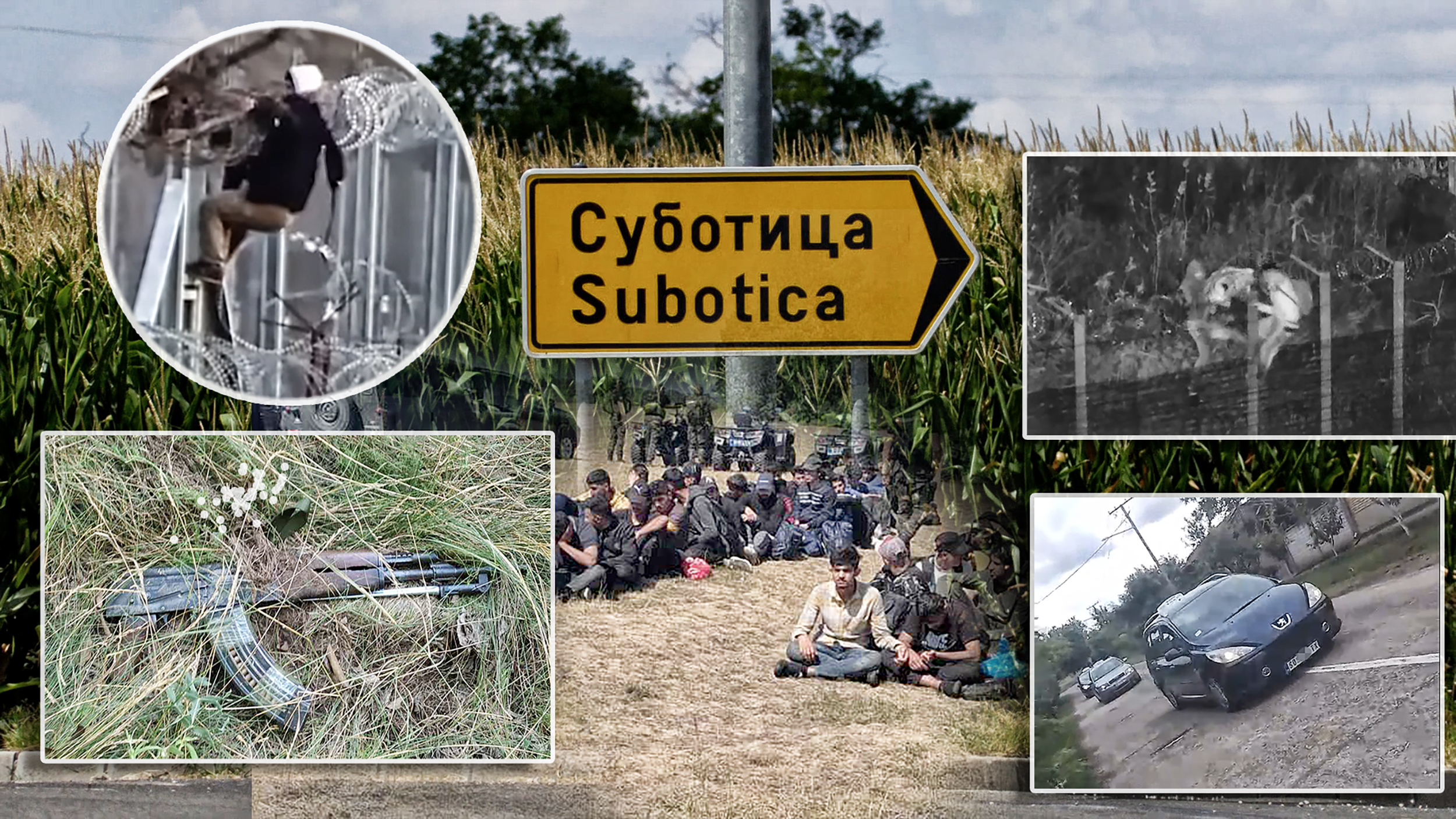 Subotica, migranti, policija, taksisti, trgovina ljudima