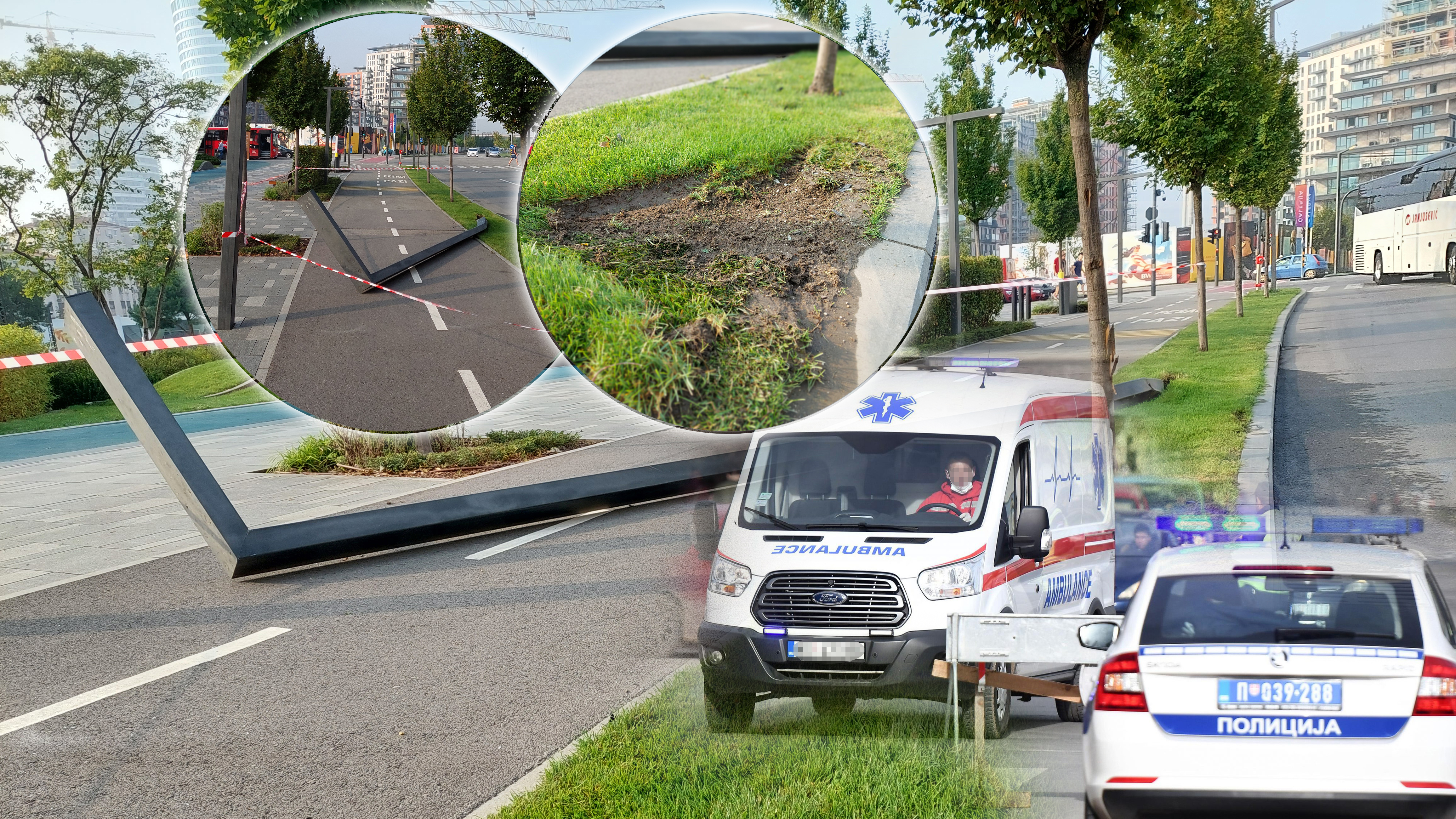 Beograd na vodi, prevrtanje automobila hronika