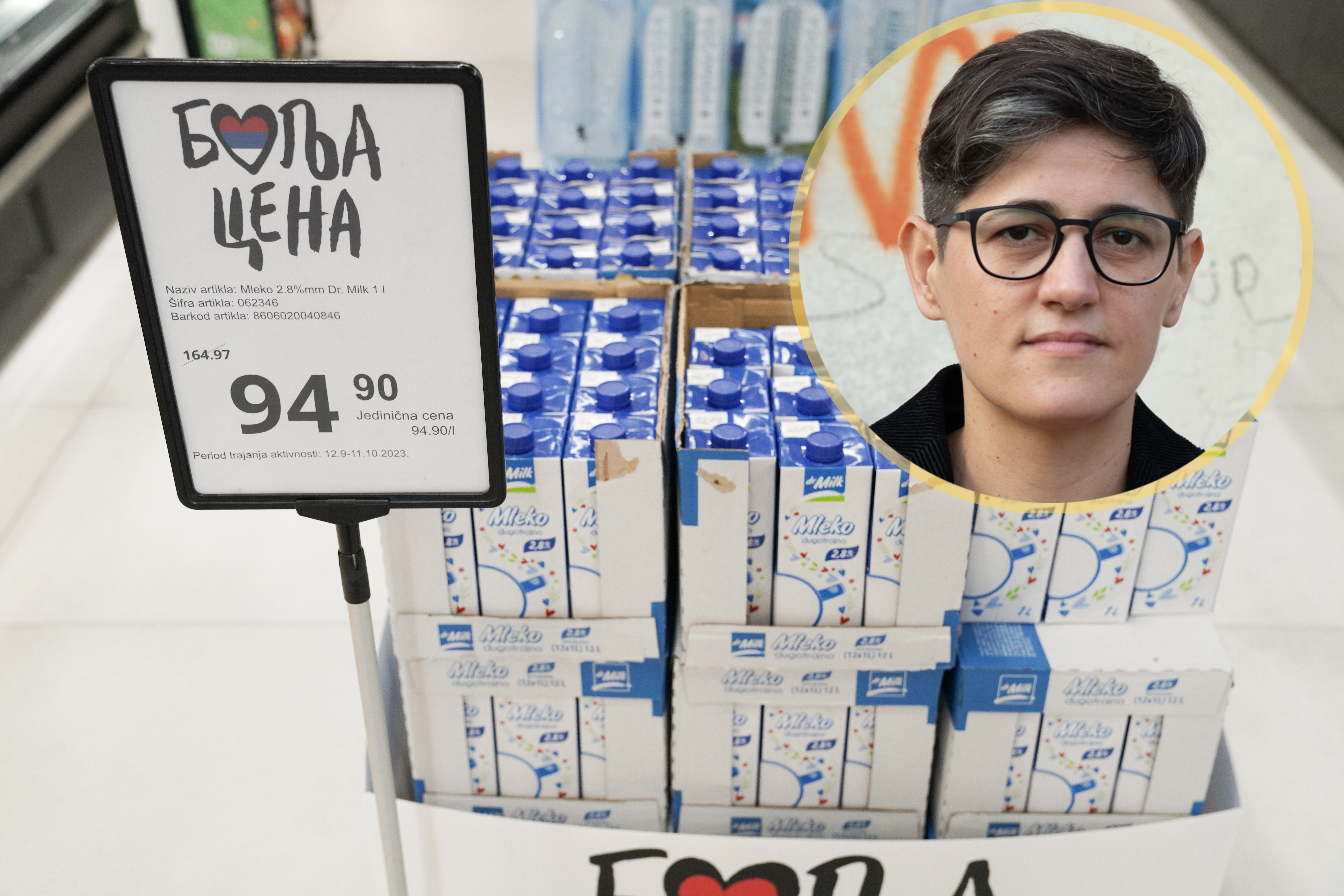Beograd, 20. septembra 2023 - Ministar finansija Siniša Mali obišao je jutros jedan market i kupovinom proizvoda sa oznakom "Bolja cena", kako je istakao, uštedeo više od 1.000 dinara. FOTO TANJUG/ STRAHINJA AĆIMOVIĆ/bs