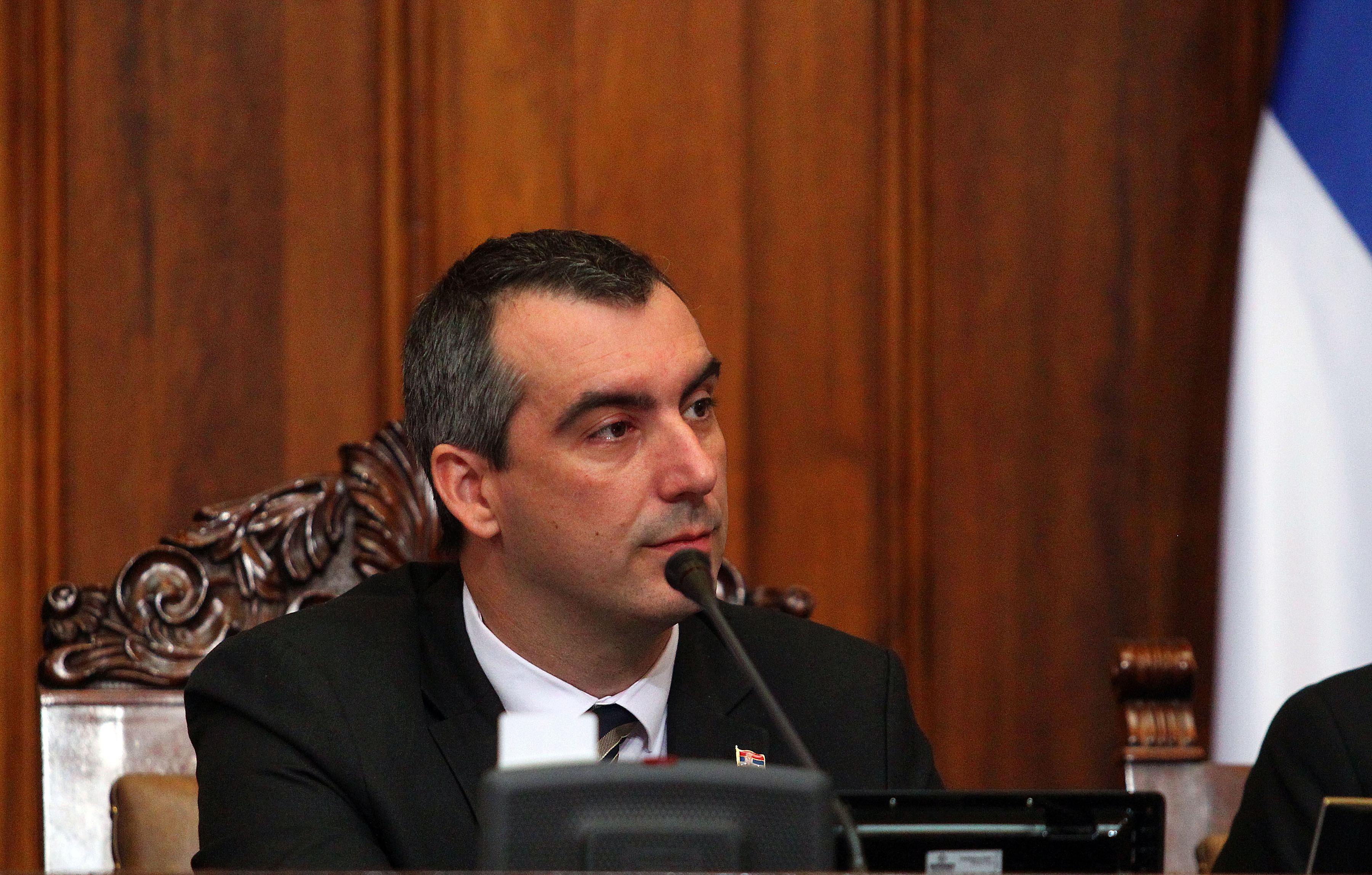 In the House of the National Assembly, the third extraordinary session of the Thirteenth convocation continued, which was attended by the Prime Minister of Serbia, Ana Brnabic.