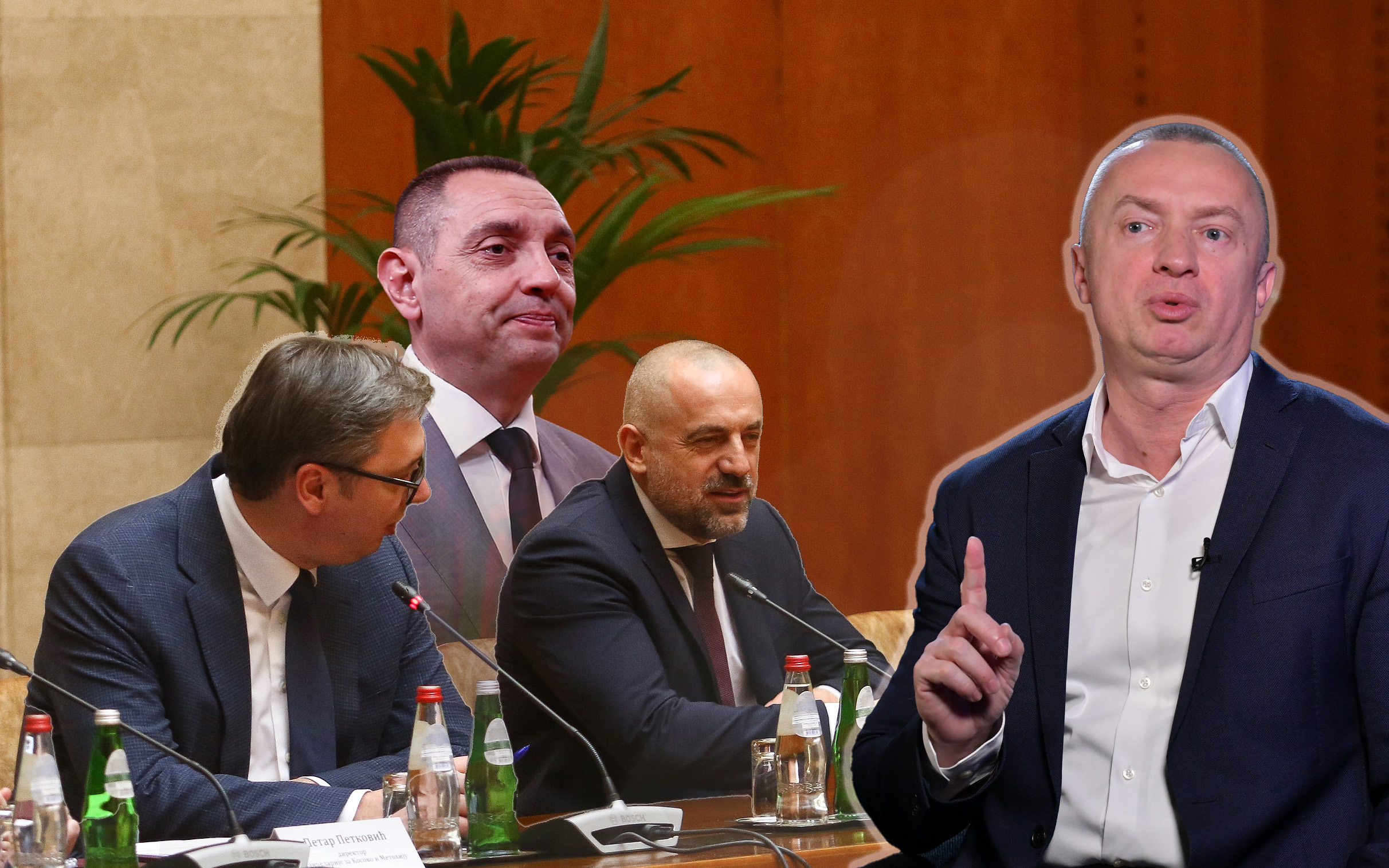 The President of the Republic of Serbia, Aleksandar Vucic, met with political representatives of Serbs from Kosovo and Metohija.Predsednik Republike Srbije Aleksandar Vucic sastao se sa politickim predstavnicima Srba sa Kosova i Metohije.