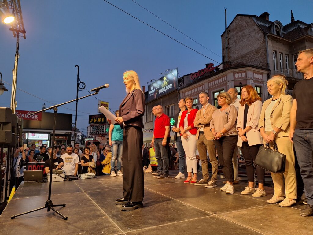 Niš 29.09.2023. Niš, protest Niš protiv nasilja Foto: Miljana Isailović/Nova.rs