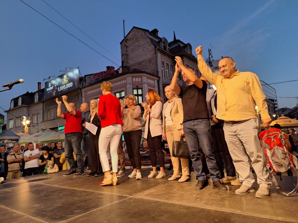 Niš 29.09.2023. Niš, protest Niš protiv nasilja Foto: Miljana Isailović/Nova.rs