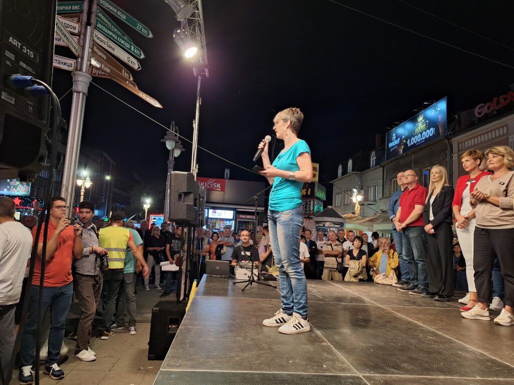 Niš 29.09.2023. Niš, protest Niš protiv nasilja Foto: Miljana Isailović/Nova.rs