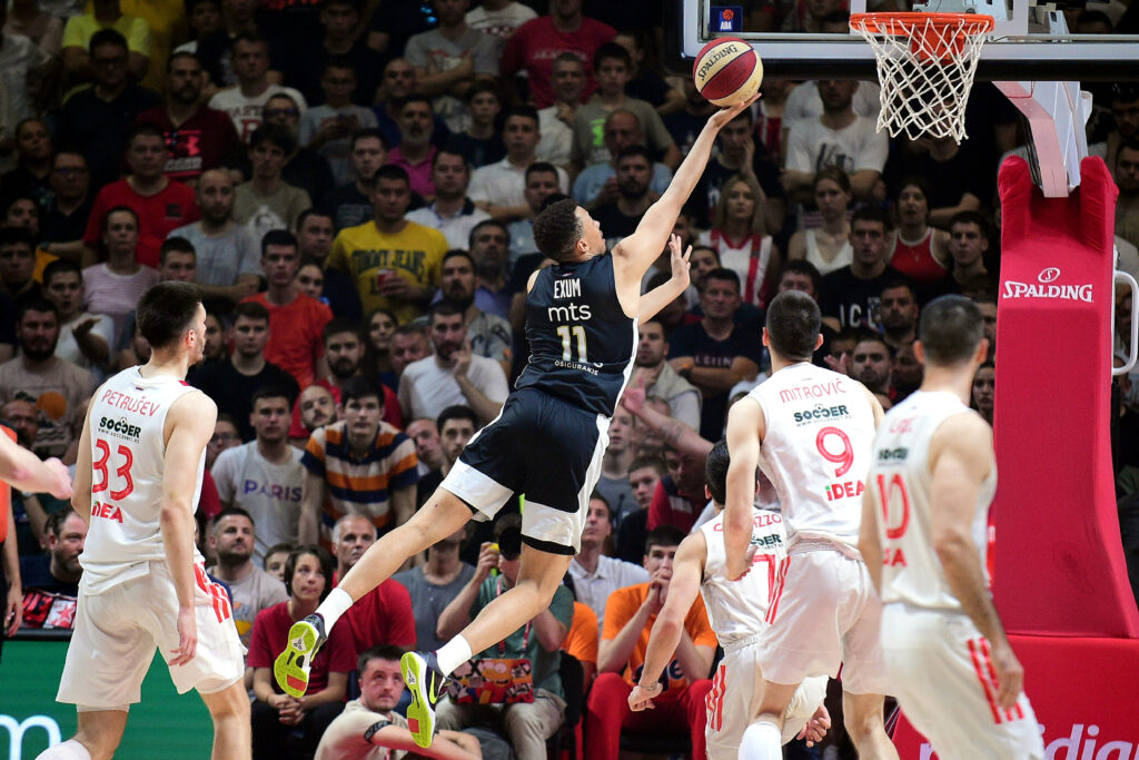 4th game of ABA league finals between kk Crvena Zvezda and kk Partizan, played on June 20th 2023 at Belgrade, Serbia, Aleksandar Nikolic hall. (Photo by Dusan Milenkovic/Starsport.rs ©)