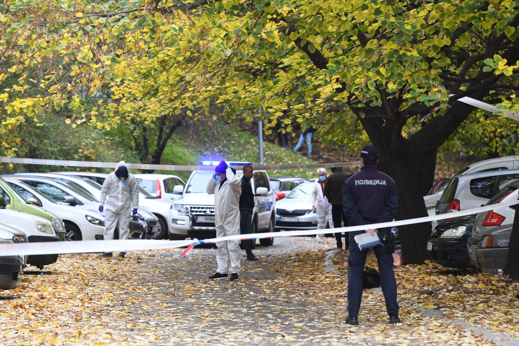 Beograd, 11.11.2020. Hronika, Ubistvo, Naselje Braće Jerković, Vedran Repčić (sin fudbalera Srebrenko Repčić), policija, policajac, uviđaj Foto: Goran Srdanov/Nova.rs