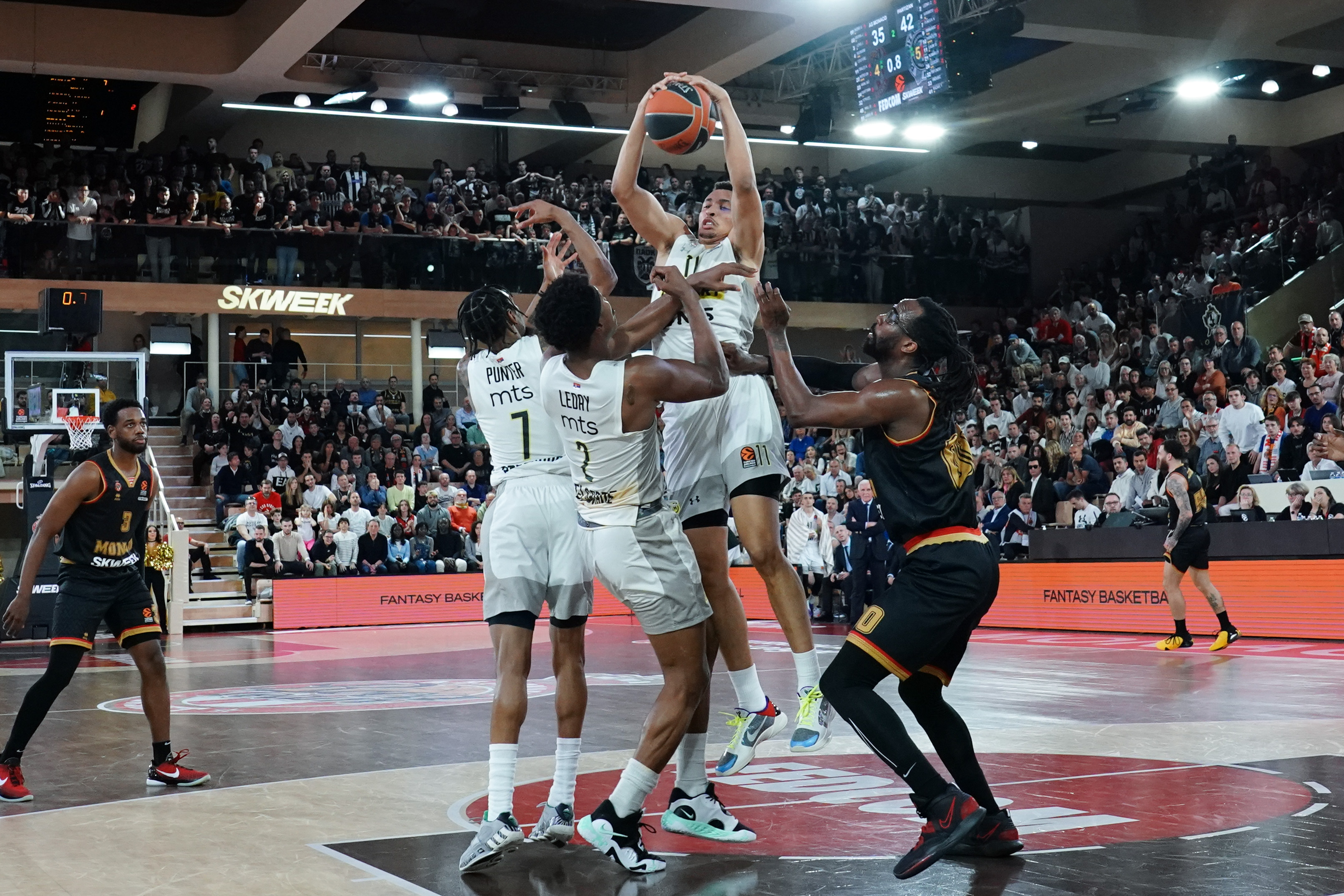 BASKETBALL : Monaco vs Partisan de belgrade - Euroleague - Monaco - 07/04/2023